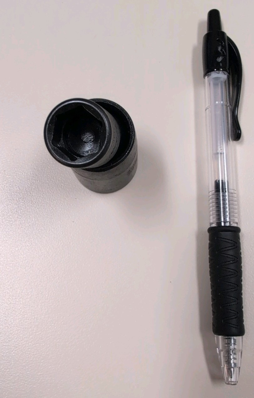 New! Snap-on 3/8″ Drive 6-POINT SAE 1/2” shallow swivel impact Socket IPF16C