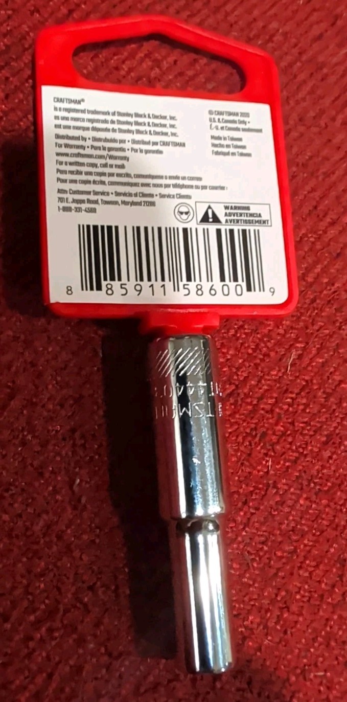 Craftsman 1/4 Drive 6mm Deep 6 Point Socket