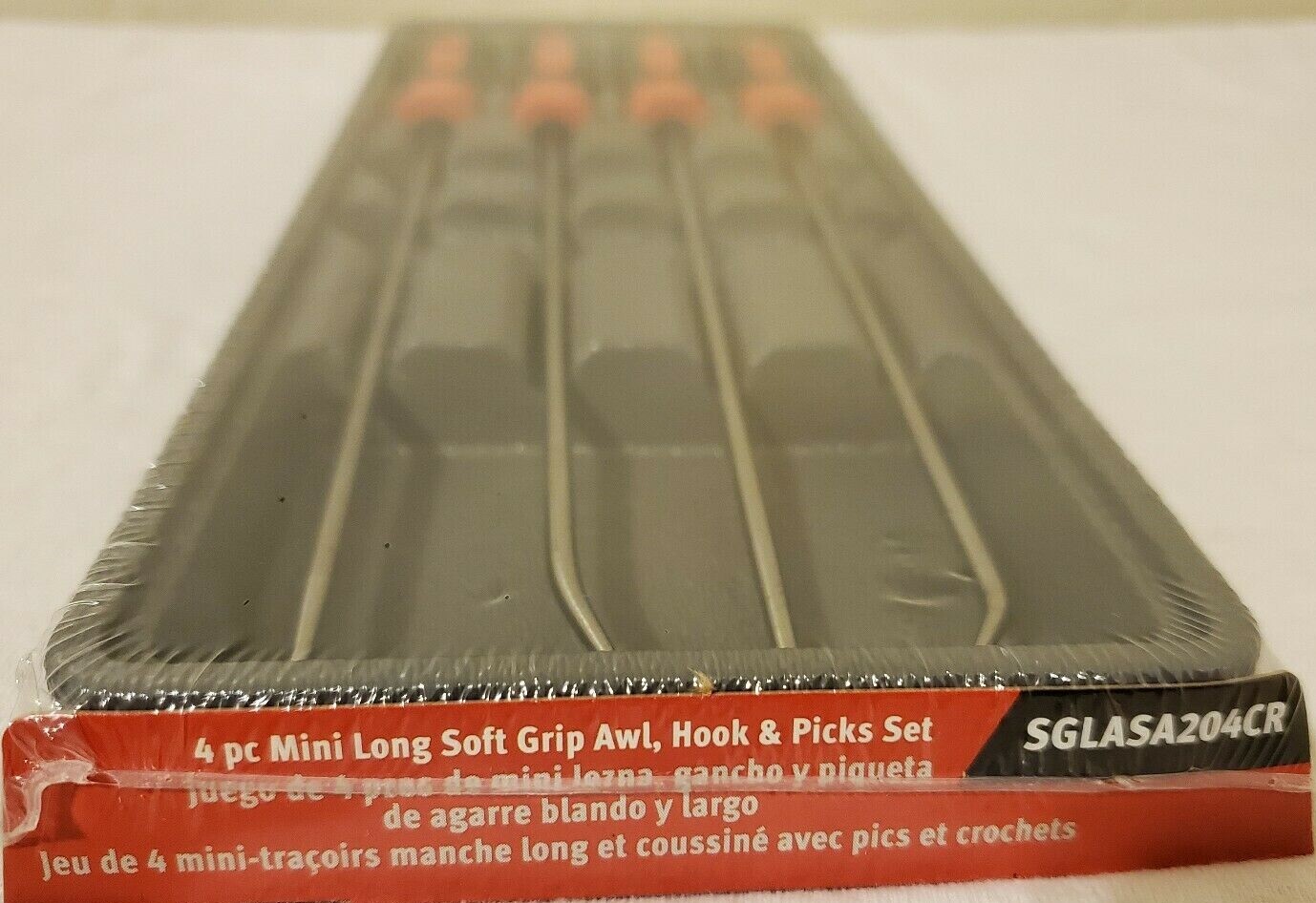 *NEW* Snap-on Pick Set, LONG SGLASA204CR *RED SOFT HANDLES* BRAND NEW & SEALED!