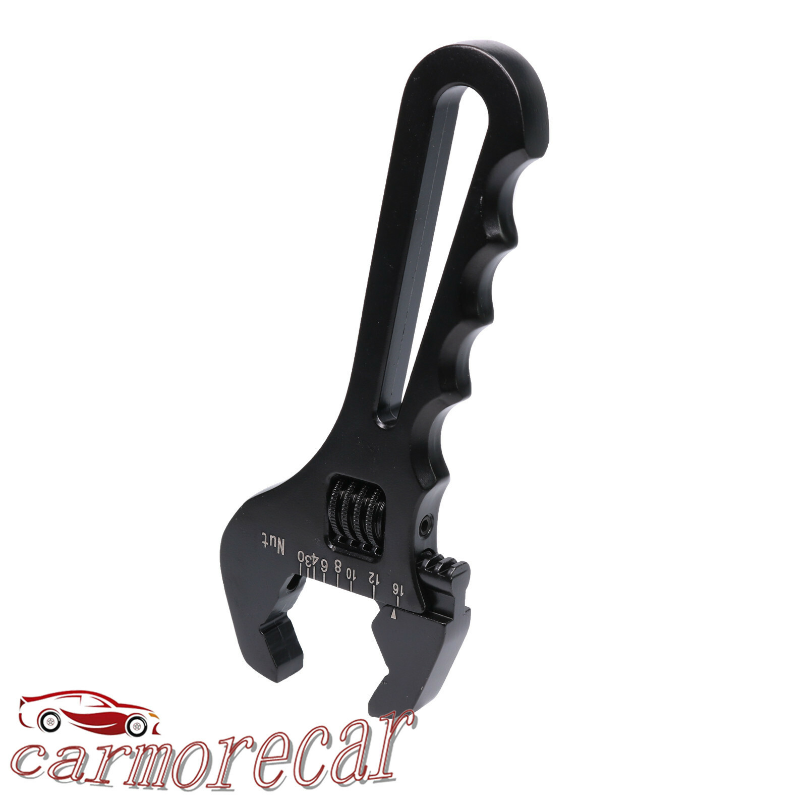 Adjustable Wrench Aluminum Tool Spanner 3AN-16AN Black For Hose End Fitting