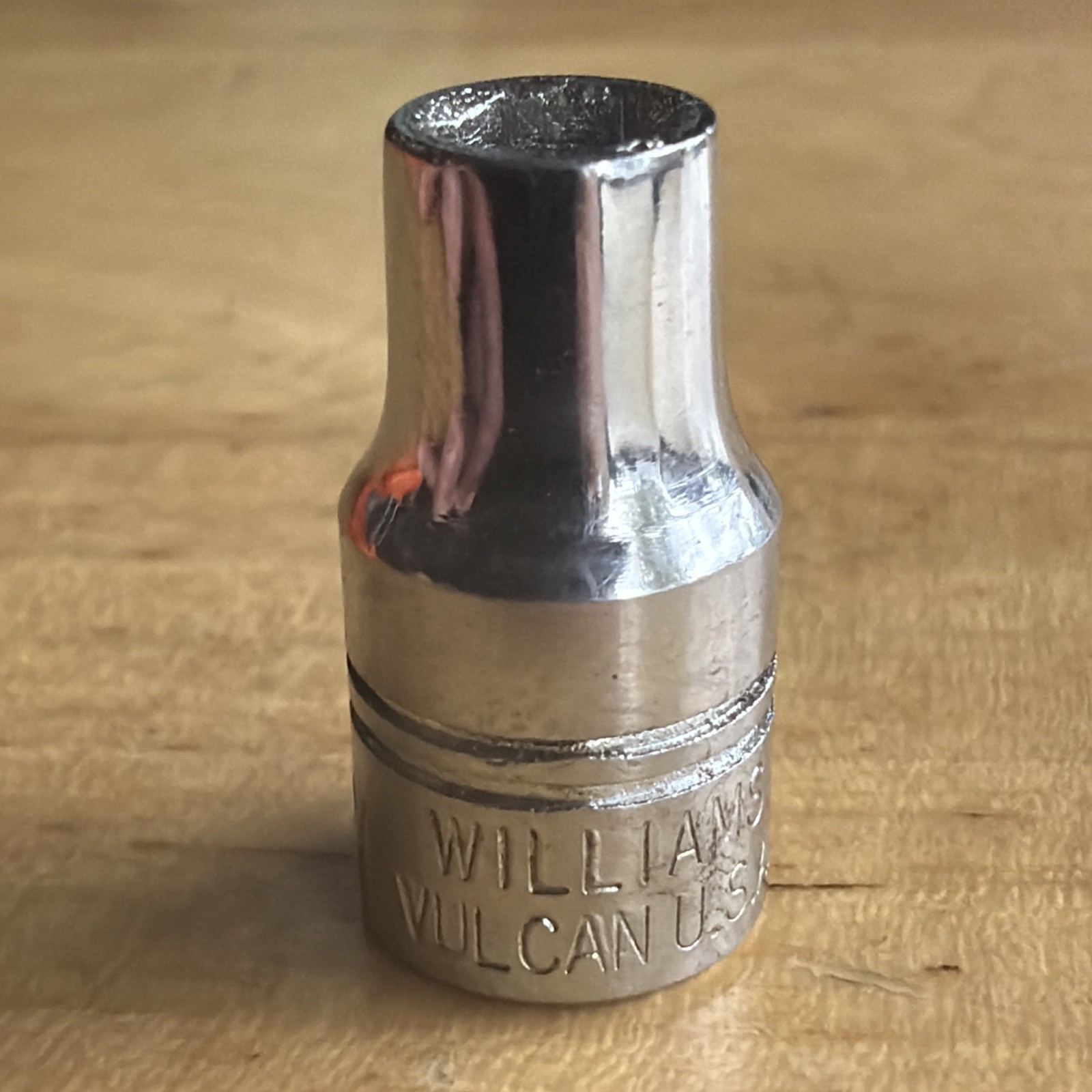 Vulcan x Williams Tools 5mm Shallow Socket 1/4″ Drive 6 Point MM-605 Vtg USA