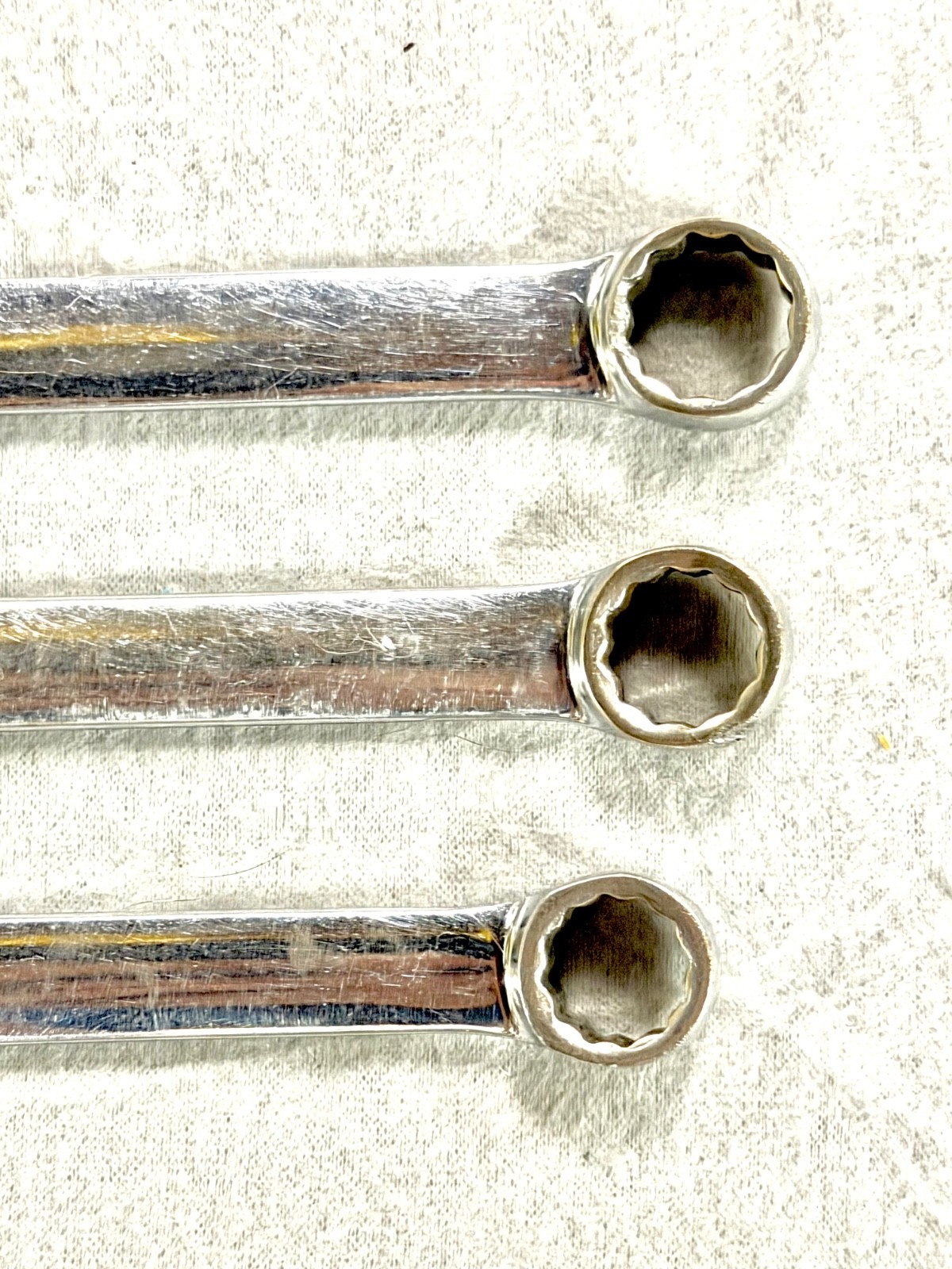 Snap On OEXLM Metric Long Combination Wrench Set 10mm-19mm Flank Drive Hand Tool