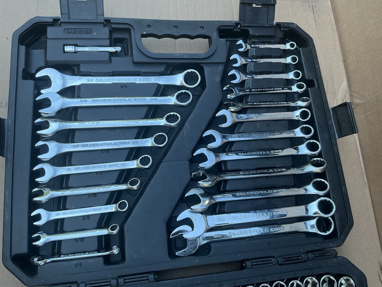MATCO Tools Silver Eagle SAB100SE 100 Piece Master Mechanic Set