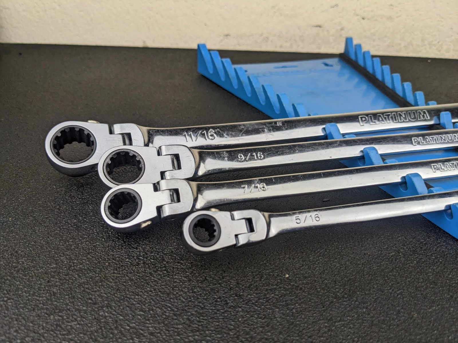 #bo130 Platinum XXL Reversible SAE Ratcheting Flex-Head Wrenches 99750