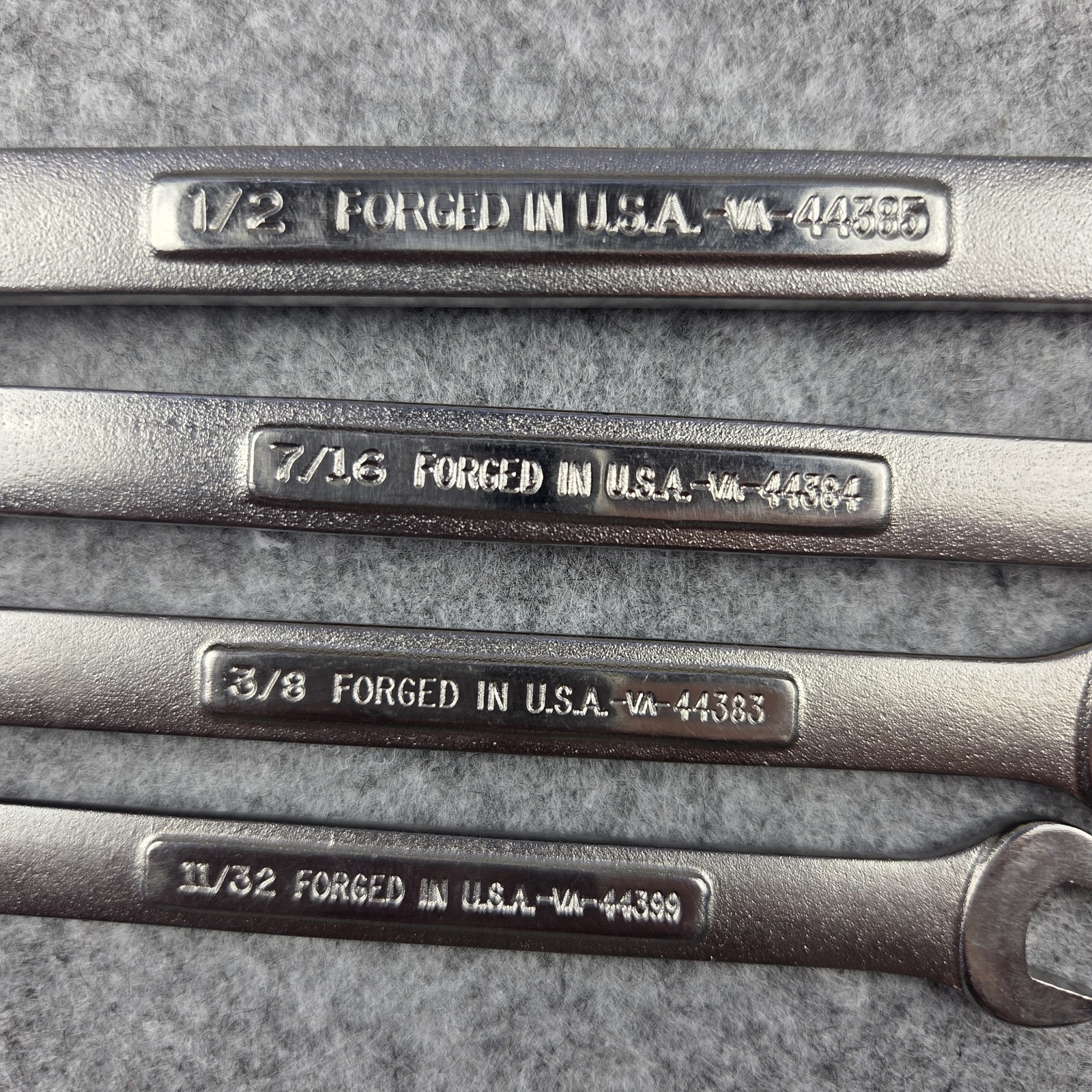 Vintage Craftsman VA USA 13pc SAE 6 Point Combination Wrench Set 5/16″ – 1″