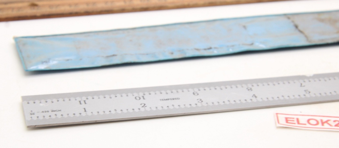Unbranded 12 Inch Ruler Stainless Steel Tempered Inches MM 1/2MM Made in USA