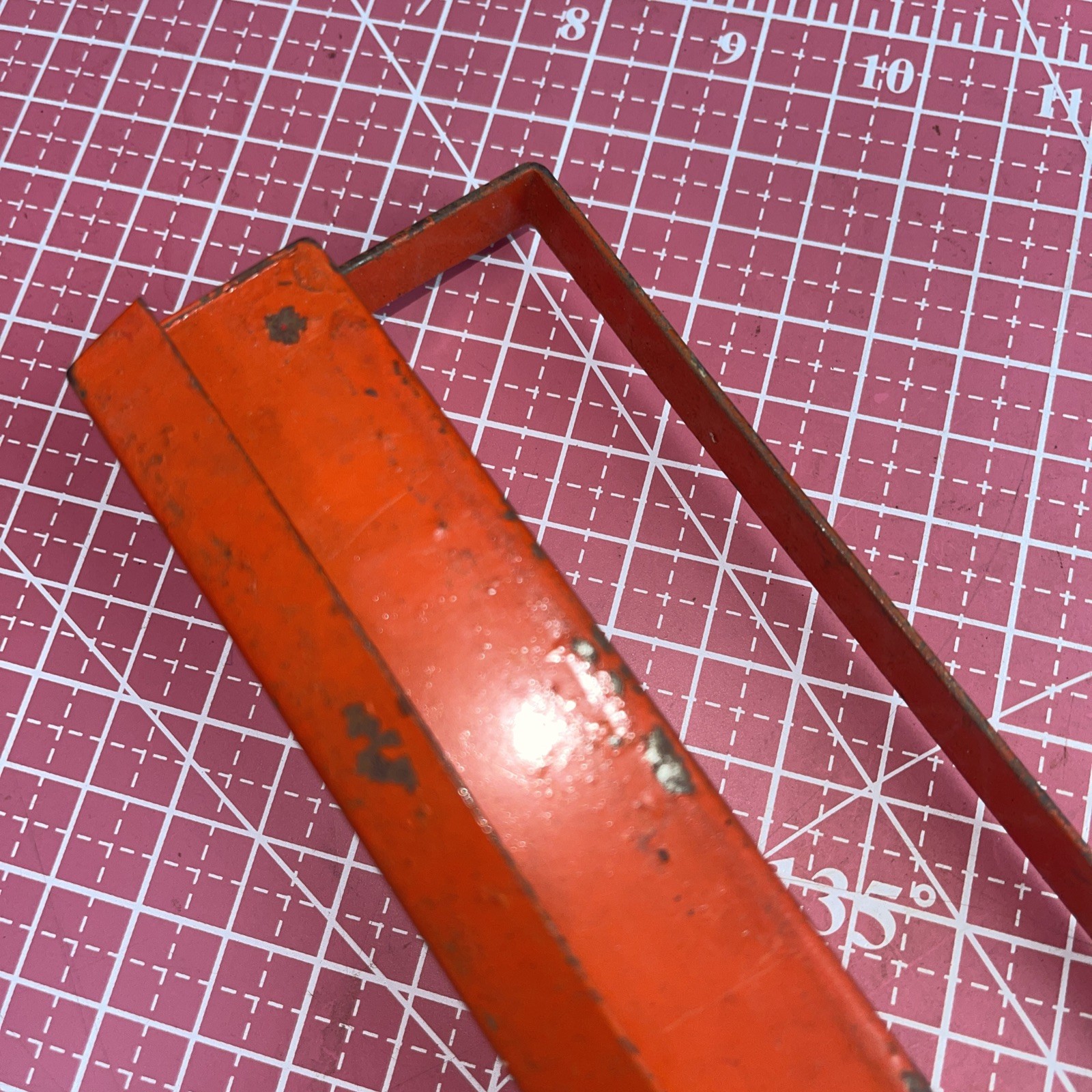 Unbranded 11 In Long Metal Deep Socket Tray Holder Tool Chest Lip Vintage Heavy