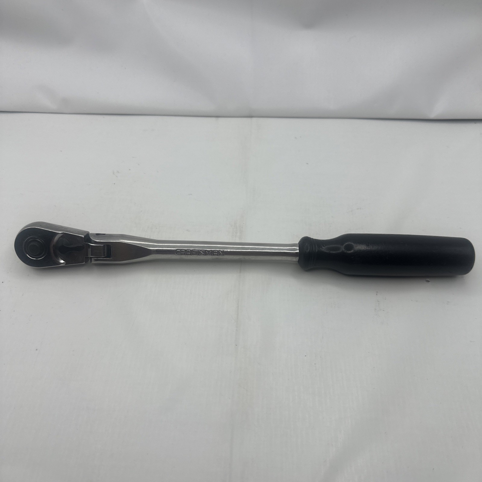 Craftsman USA 12″ Flex Head Ratchet 3/8″ Drive W/Ergo Black Hard Handle 44836