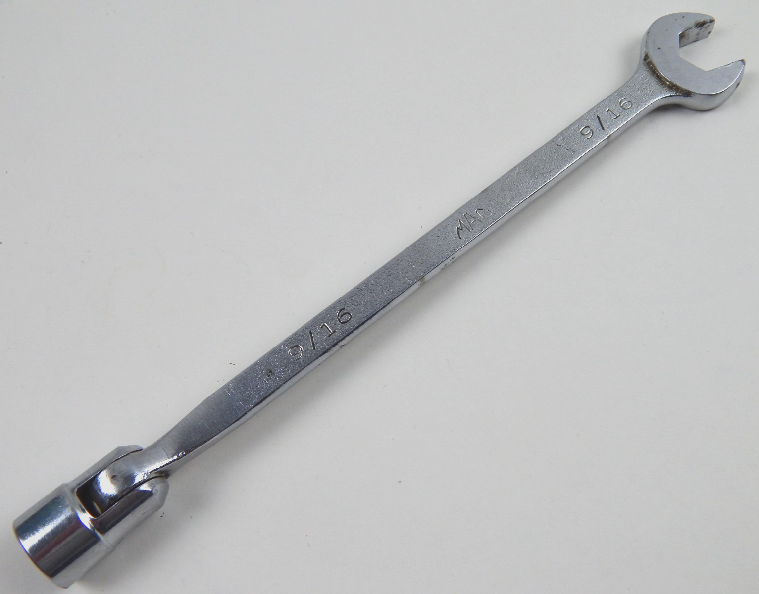 MAC Tools CHLF18 9/16″ Flex-Head 6 Point Socket End Chrome Combination Wrench VG