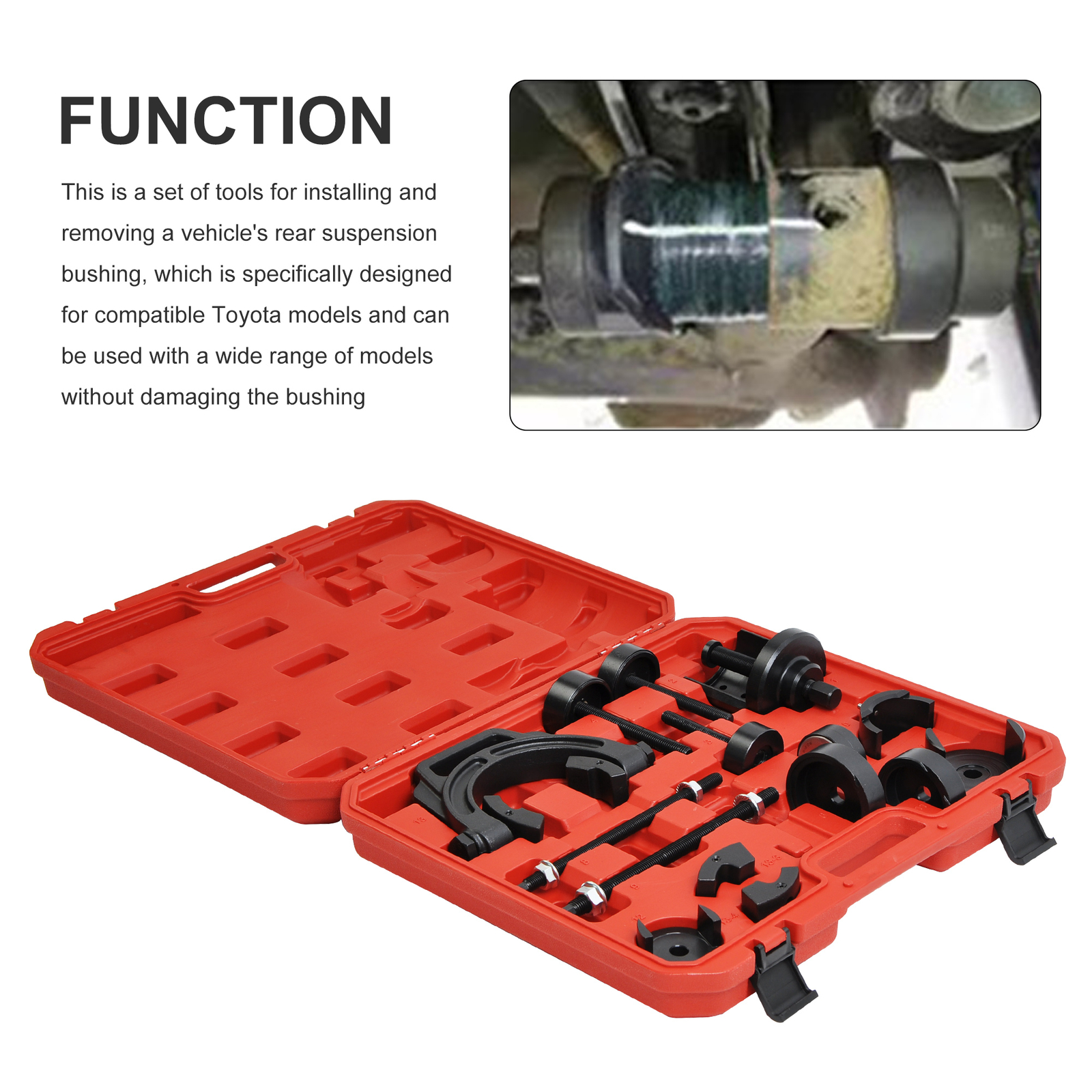 Rear Axle Arm Suspension Bush Installer/ Remover For Toyota CAMRY & COROLLA MPV