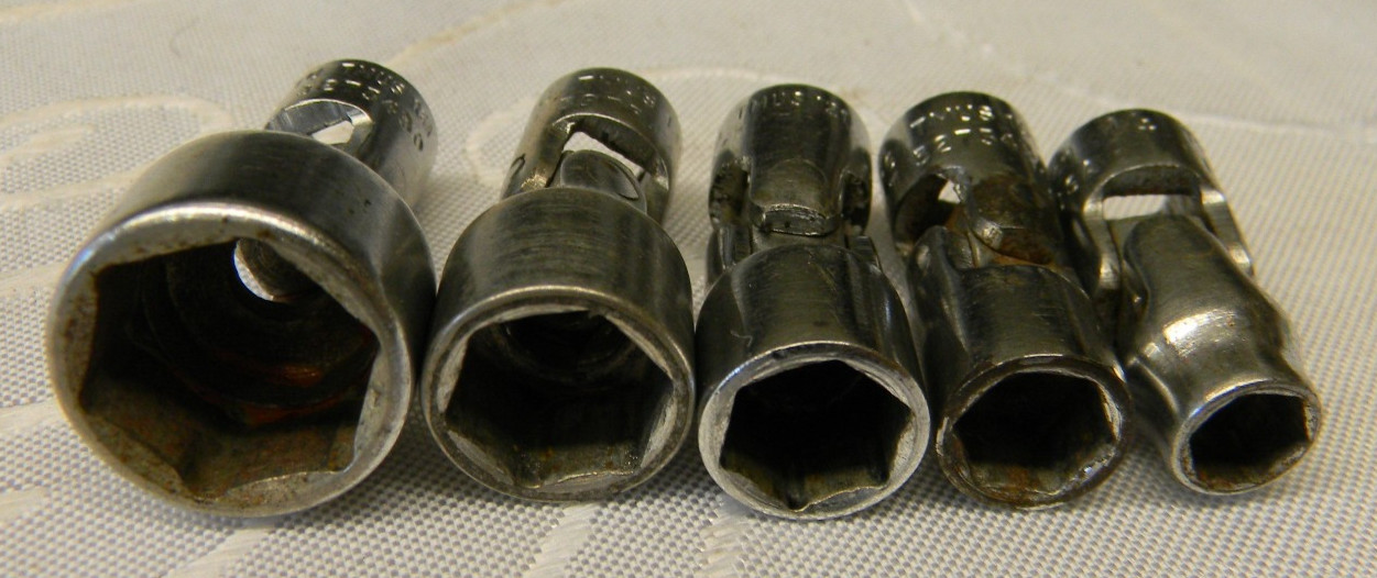 SNAP-ON 1/4″ DRIVE 5PC SAE 6PT SHALLOW UNIVERSAL SOCKET SET #106TMUSA
