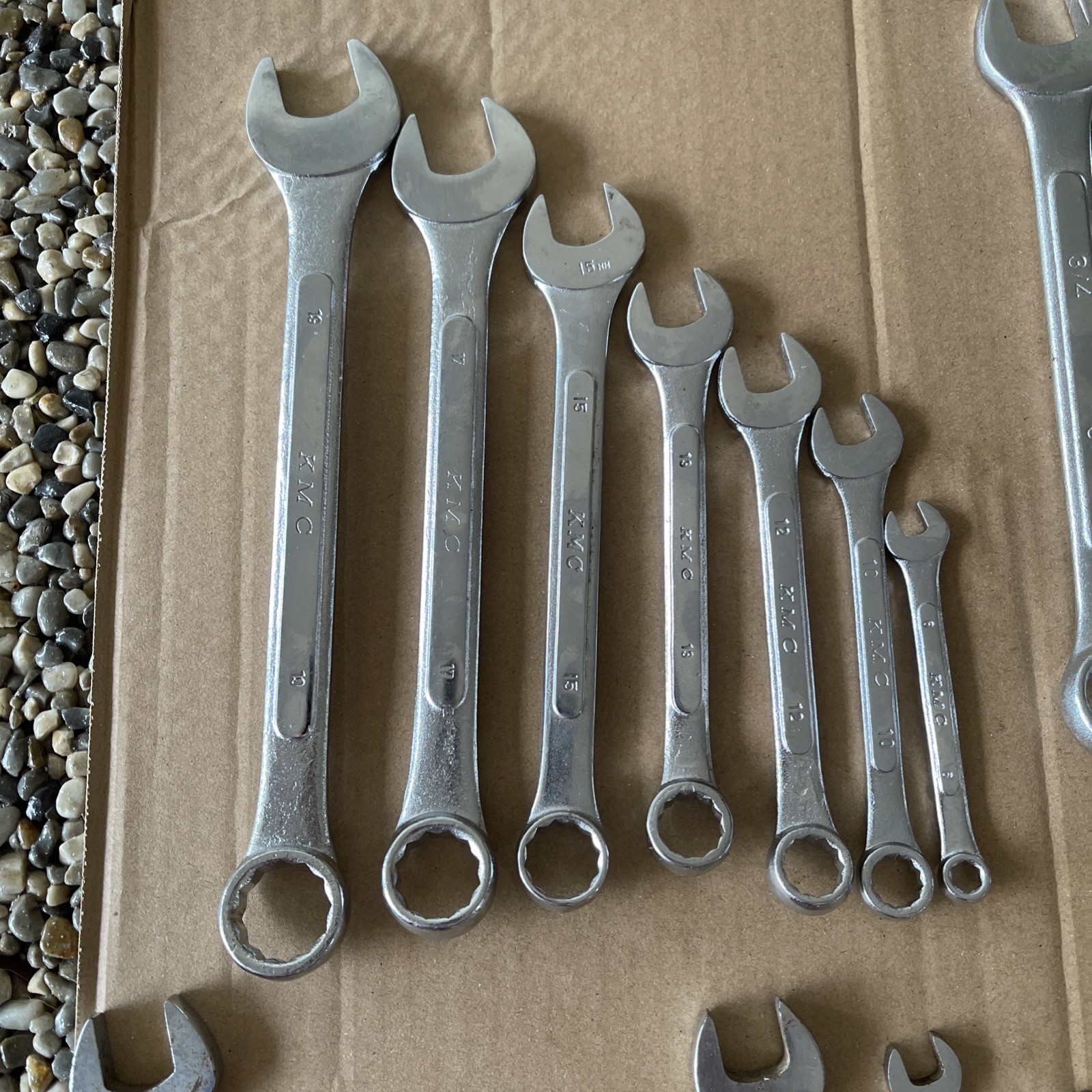 Lot of 120 + Mixed Vintage Combination & Open Box End Wrenches Sockets Tools