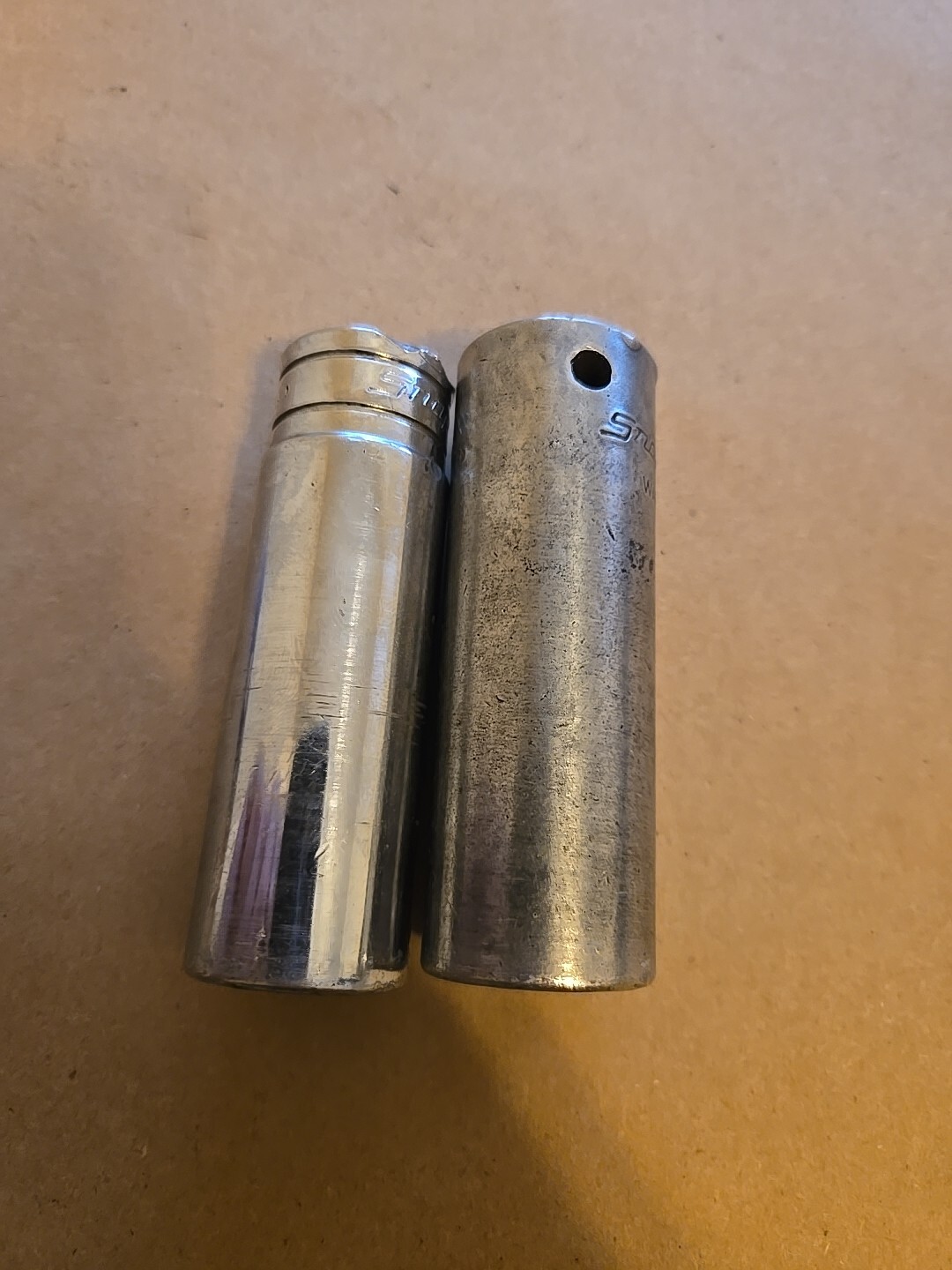Snap On 1/2″ Drive 3/4″ 6PT SAE Deep Chrome Impact Sockets Worn TS241,SIM240