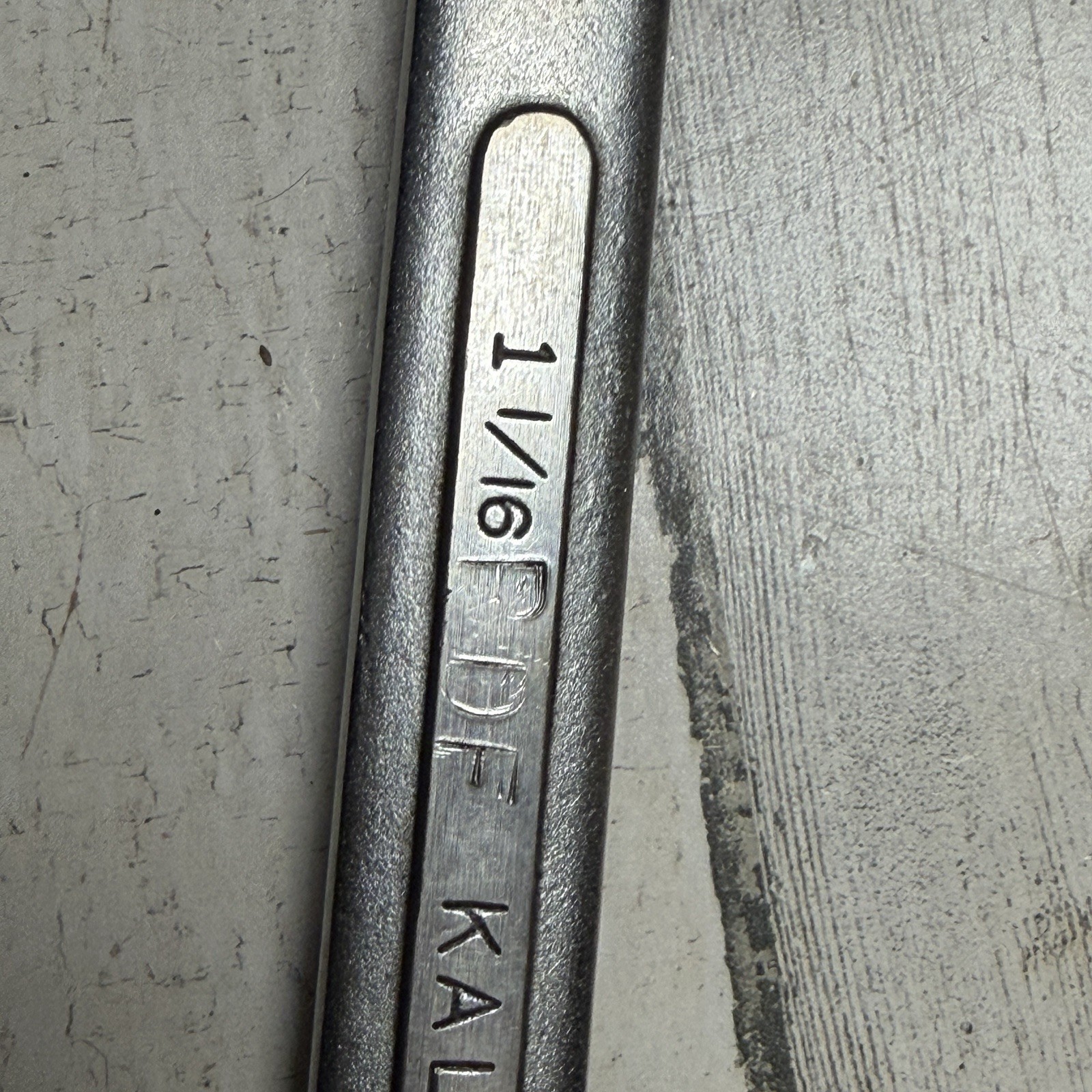 KAL Combination Wrench 1 1/16″ Forged Alloy Steel 3234 Heavy Chrome 1-1/16″ SAE