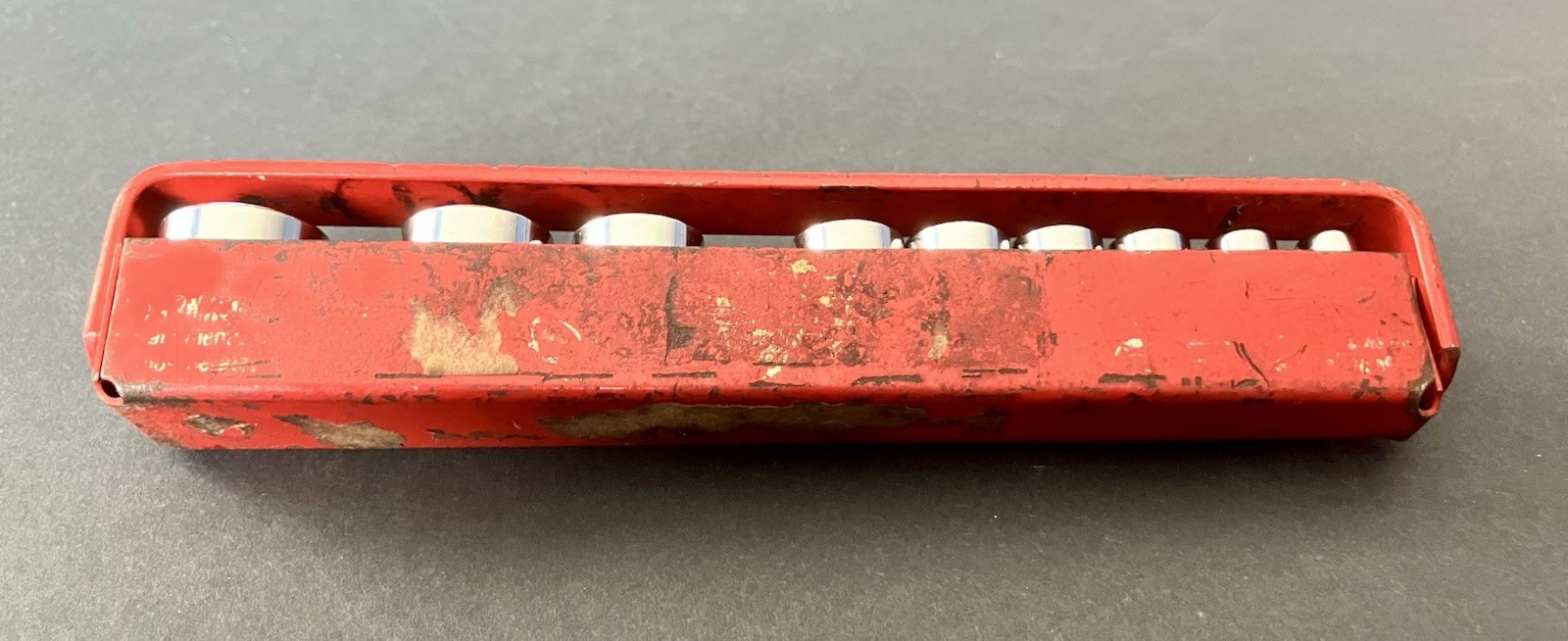 Matco Tools 10pc SAE 5/32-9/16” Shallow Socket Set, 1/4” Drive, 6 Point w/ Tray