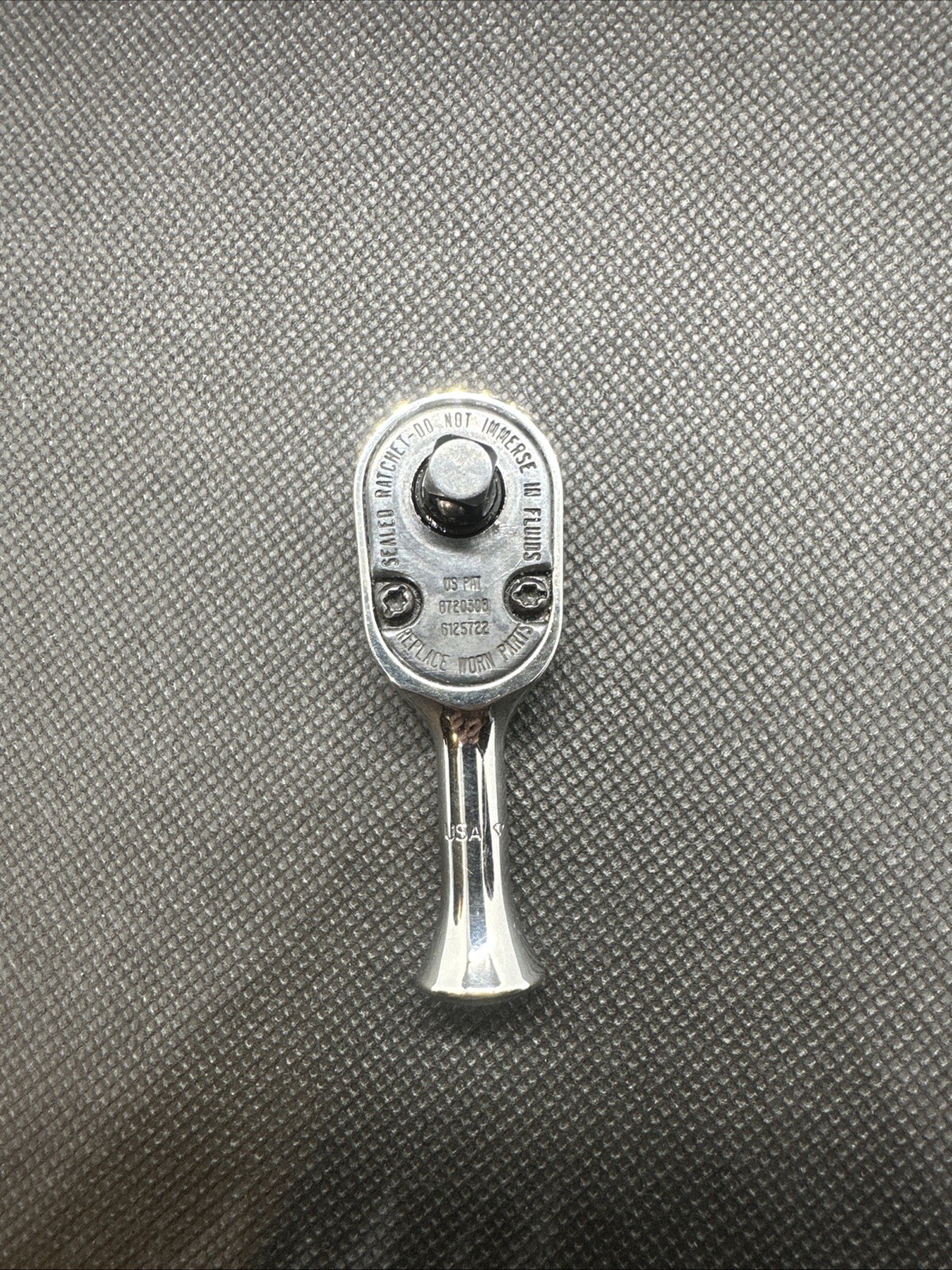 Snap-On TK72 1/4″ Drive Stubby Ratchet 3″ Length