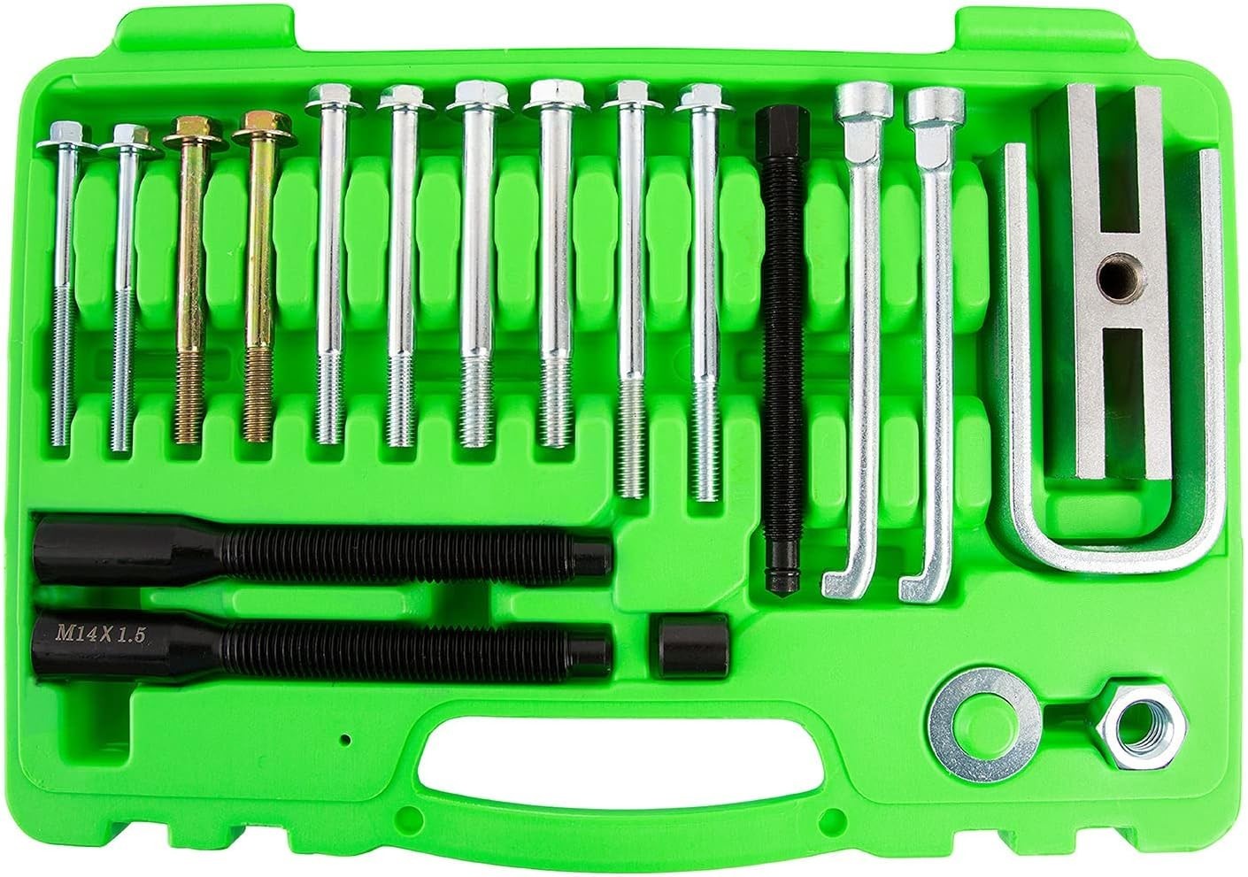 Compact Steering Wheel Puller Set with Organization Case – Mechanics Essential