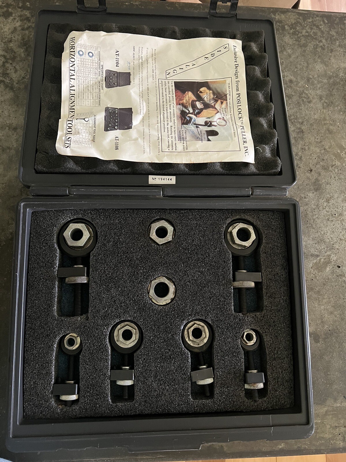 POSI LOCK Horizontal Alignment Tool Set AT-1104