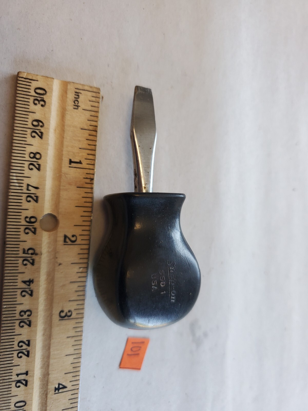 Snap On SSD1 1/4 Blade 1-1/2 inch Shank Stubby Screwdriver