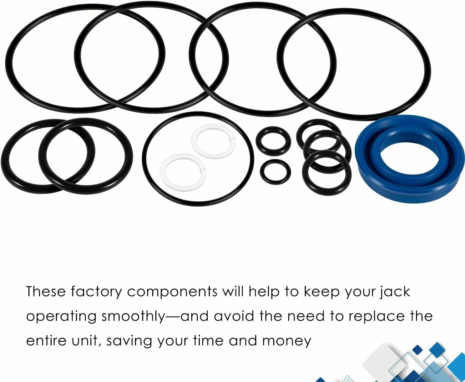 Floor Jack Seal Kit for Sears, Craftsman, MVP – 214.50136, 50136, G-493LWM