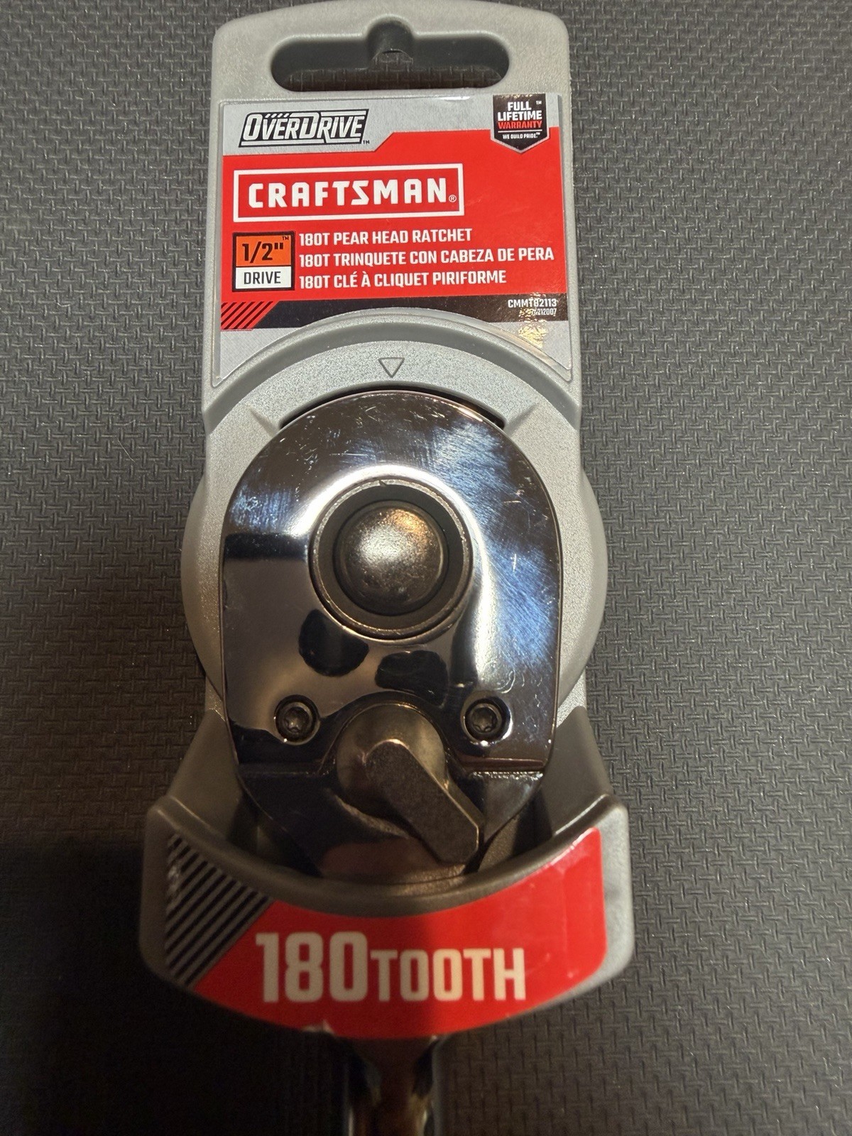 Craftsman 180 Tooth Pear Head Ratchet CMMT82113