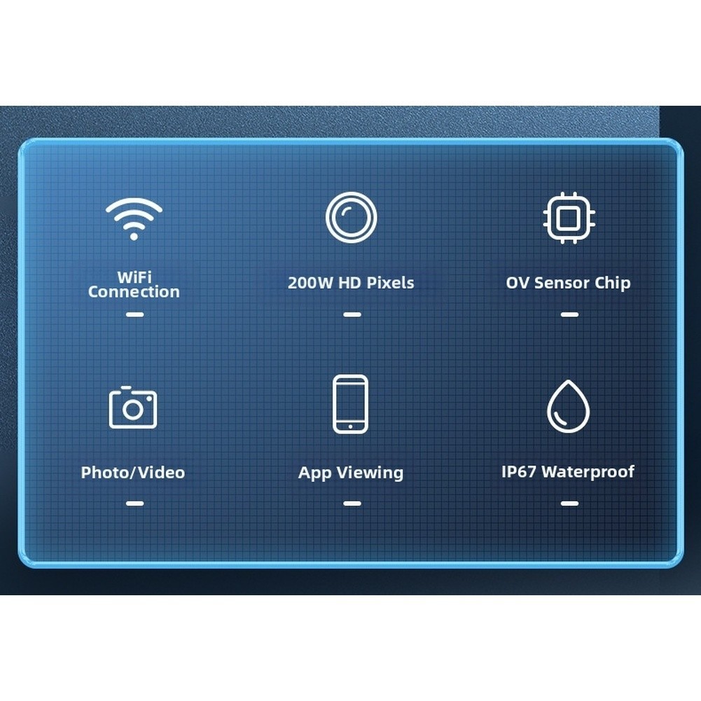 8mm WiFi Dual Lens Pipeline Inspection Device for For ANDROID Type C Connection