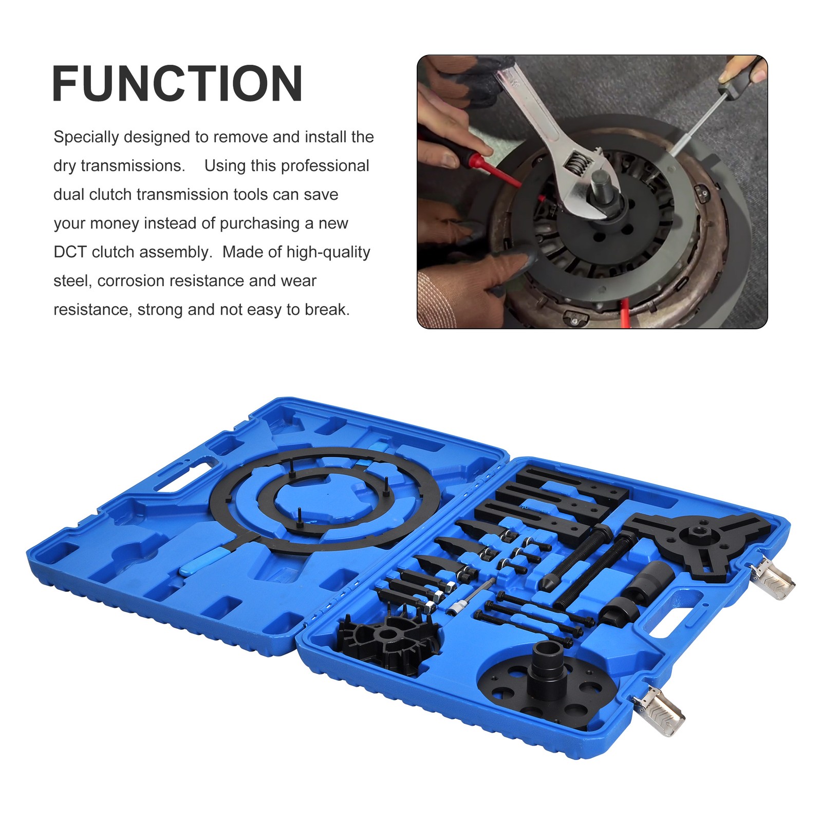 DSG Dual Clutch Transmission Remover Installer Tools Kit For Ford DPS6 Reinstall