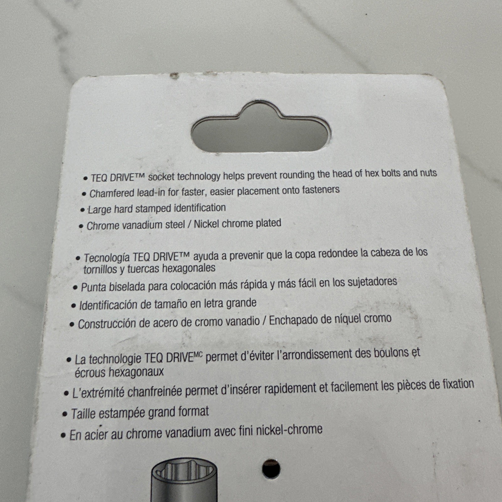 TEQ Correct Pro TP320 10 Pc. Deep Socket Set 1/4″ Drive Socket 4-13mm Metric New