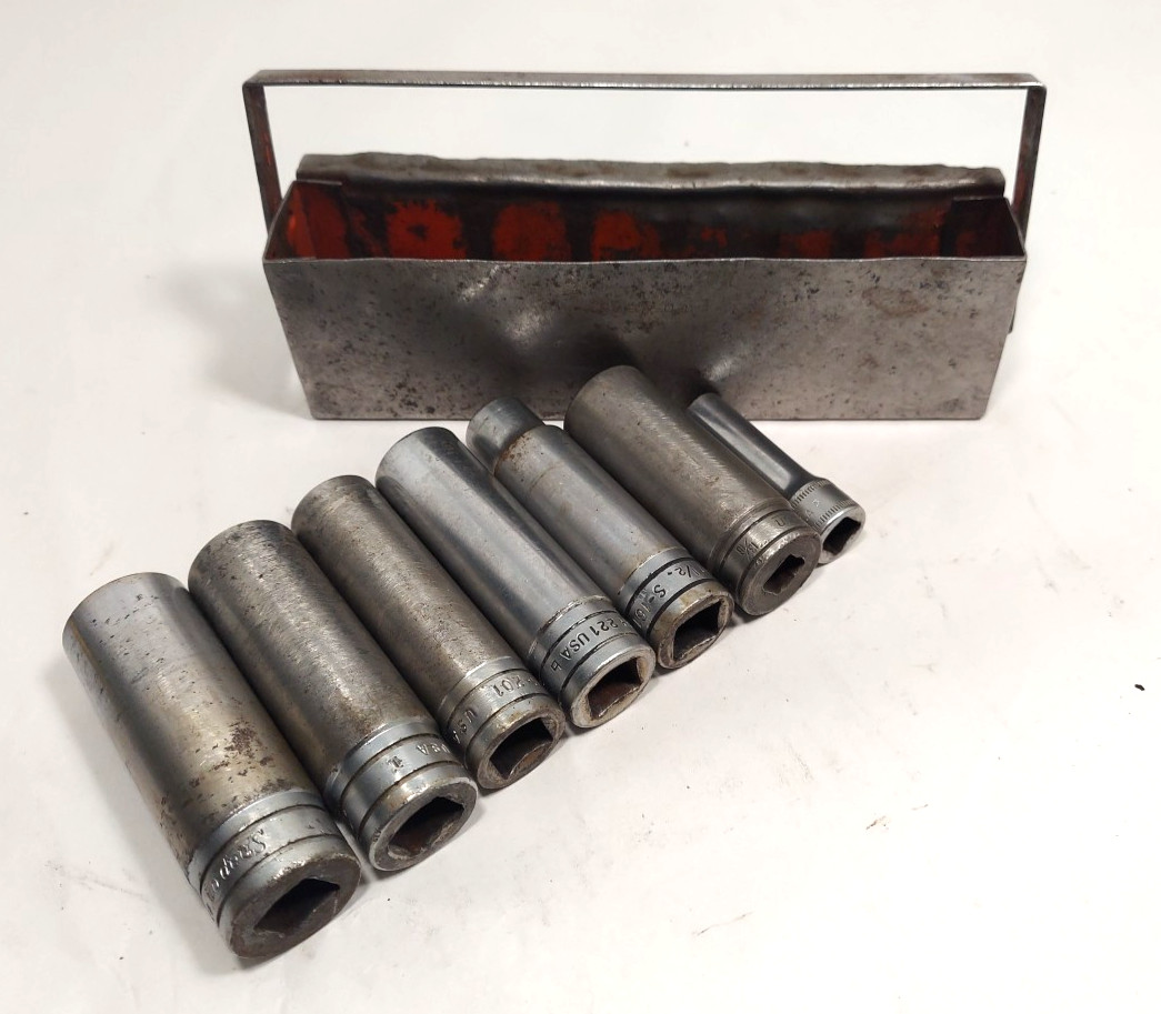 KTA-245 Snap-On + 7 Deep Socket Drive SET S-261 S-241 SH221 S-161 SFSM10 USA