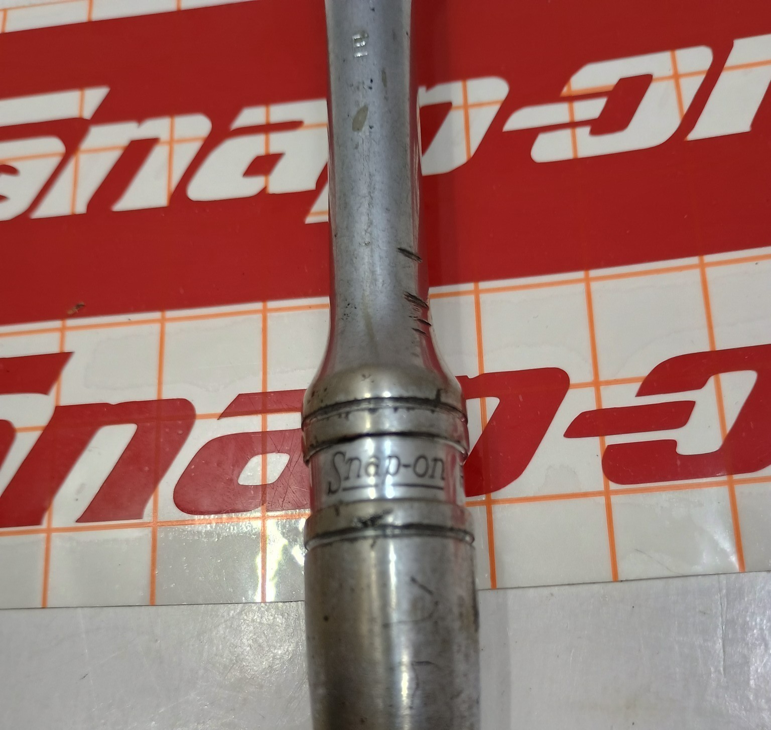 83 -Snap-On F-710B 7.5″ Length Ratchet Wrench 3/8″ Dr Standard Handle USA Used