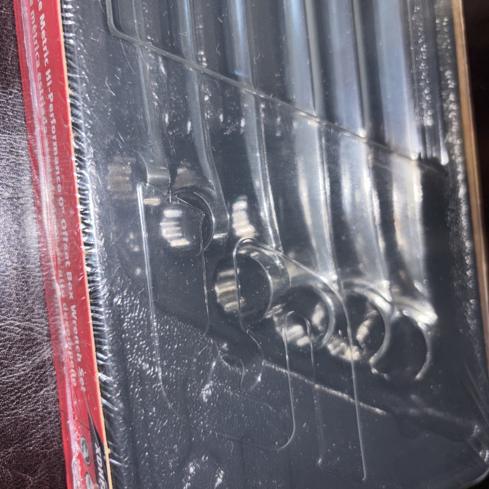 NEW SNAP ON TOOLS 6 PIECE METRIC HI- PERFORMANCE 0 DEGREE OFFSET BOX WRENCH SET