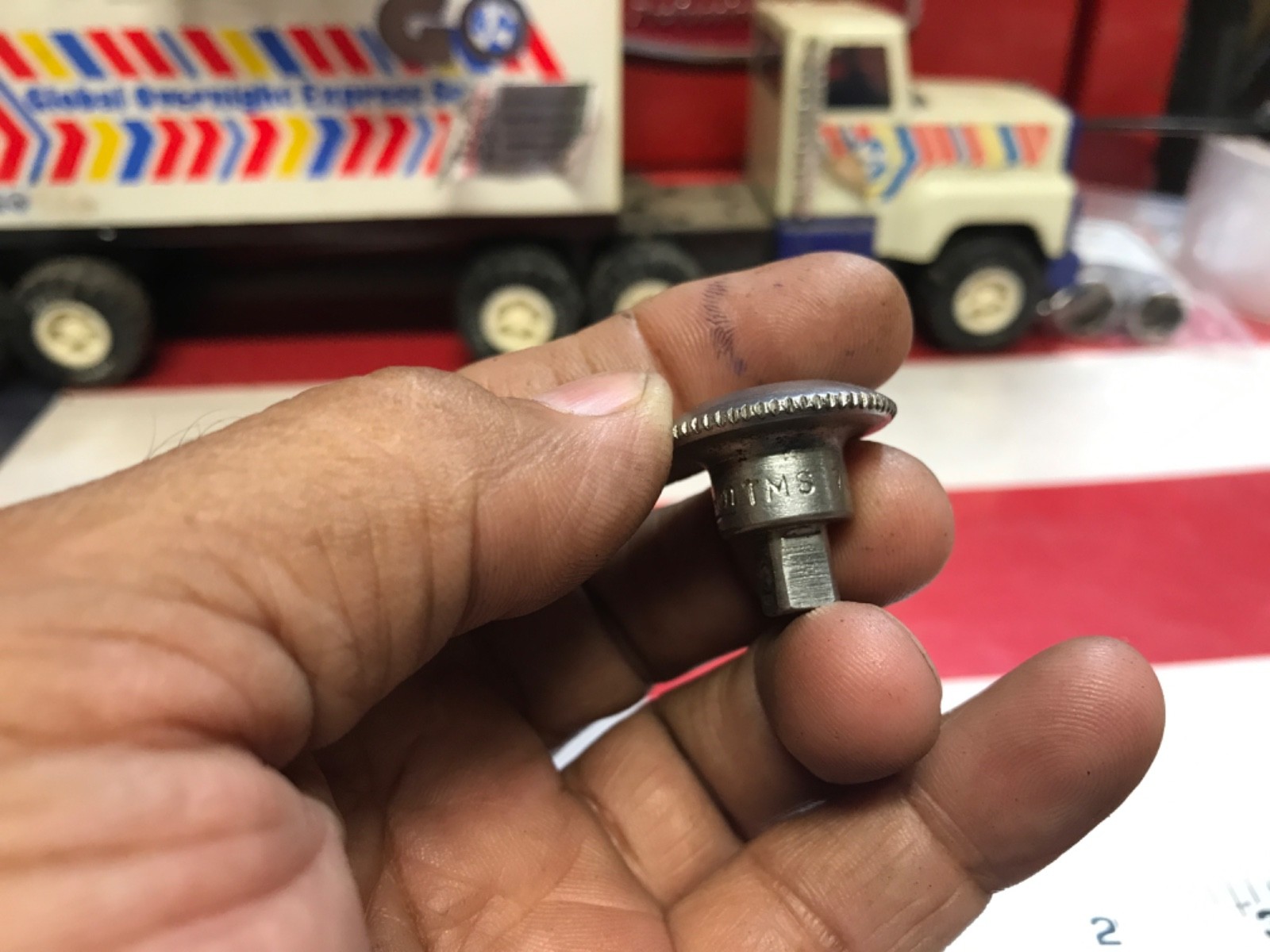 Snap on TMS70 1/4” drive knurled spinner adapter VINTAGE NICE 👍 OXOX