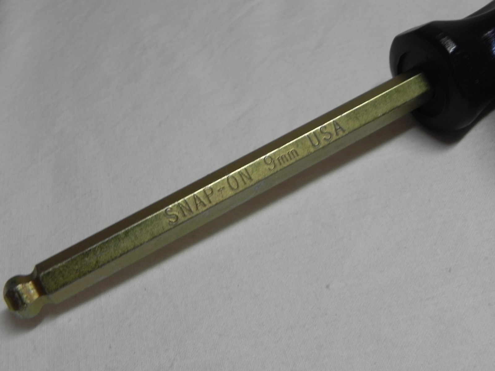 Snap-On SDABM9 9mm Ball Hex Head Driver Measuring 8-7/8» Long LOTBHHD7