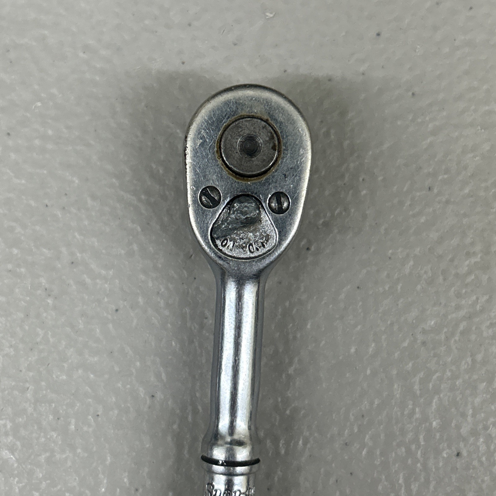Snap-on Tools TM70B 1/4” Drive Ratchet 4-1/4” Length Chrome USA