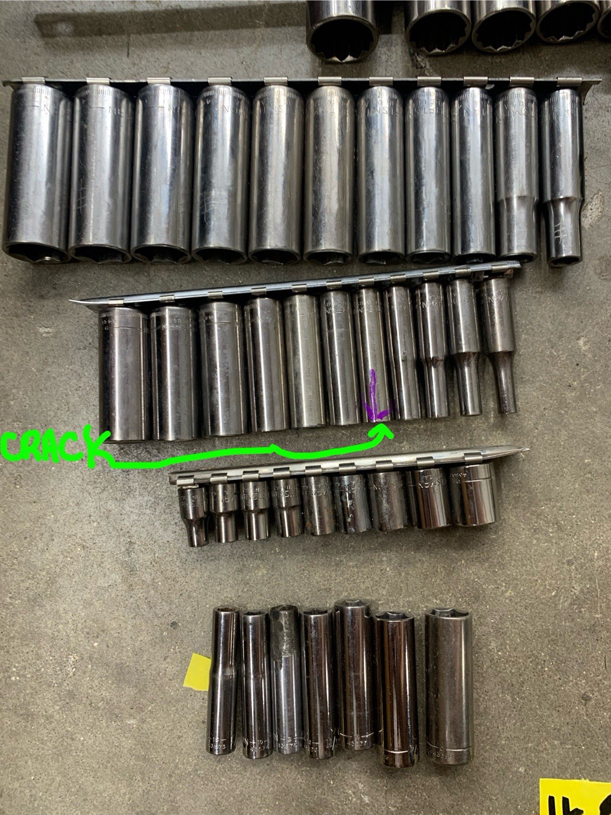 Craftsman 100% USA HUGE Socket Set Collection SAE/ Metric 1/4”, 3/8”, 1/2” [#3]