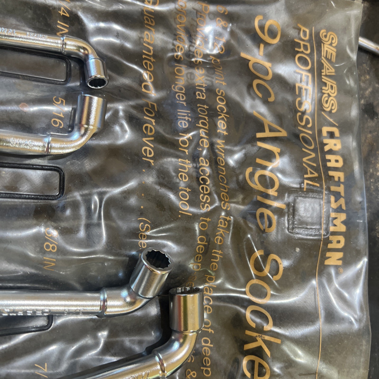 NOS 🔥 Sears Craftsman Professional 9pc SAE Angle Wrench Set 34699 France RARE