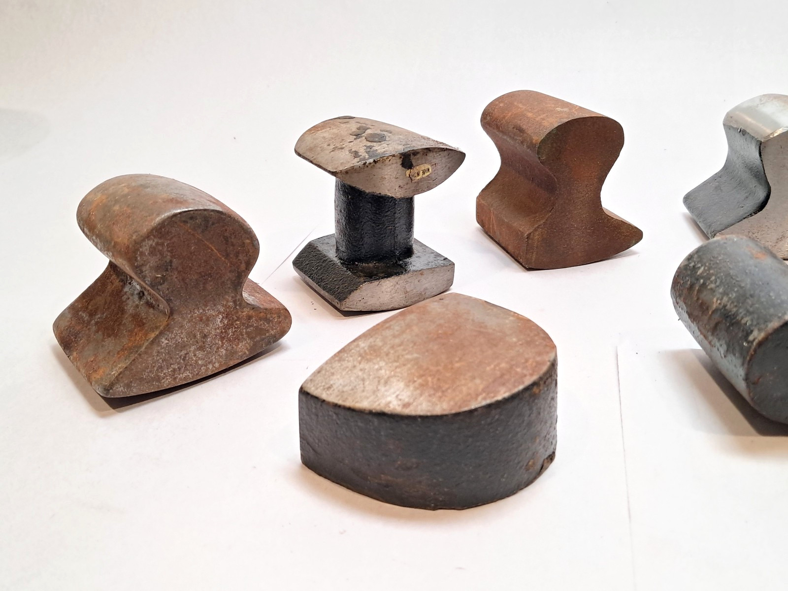 Vtg Auto Body Dolly Lot 8 Hand Anvil Fender Dent Repair Panel Beating Tools