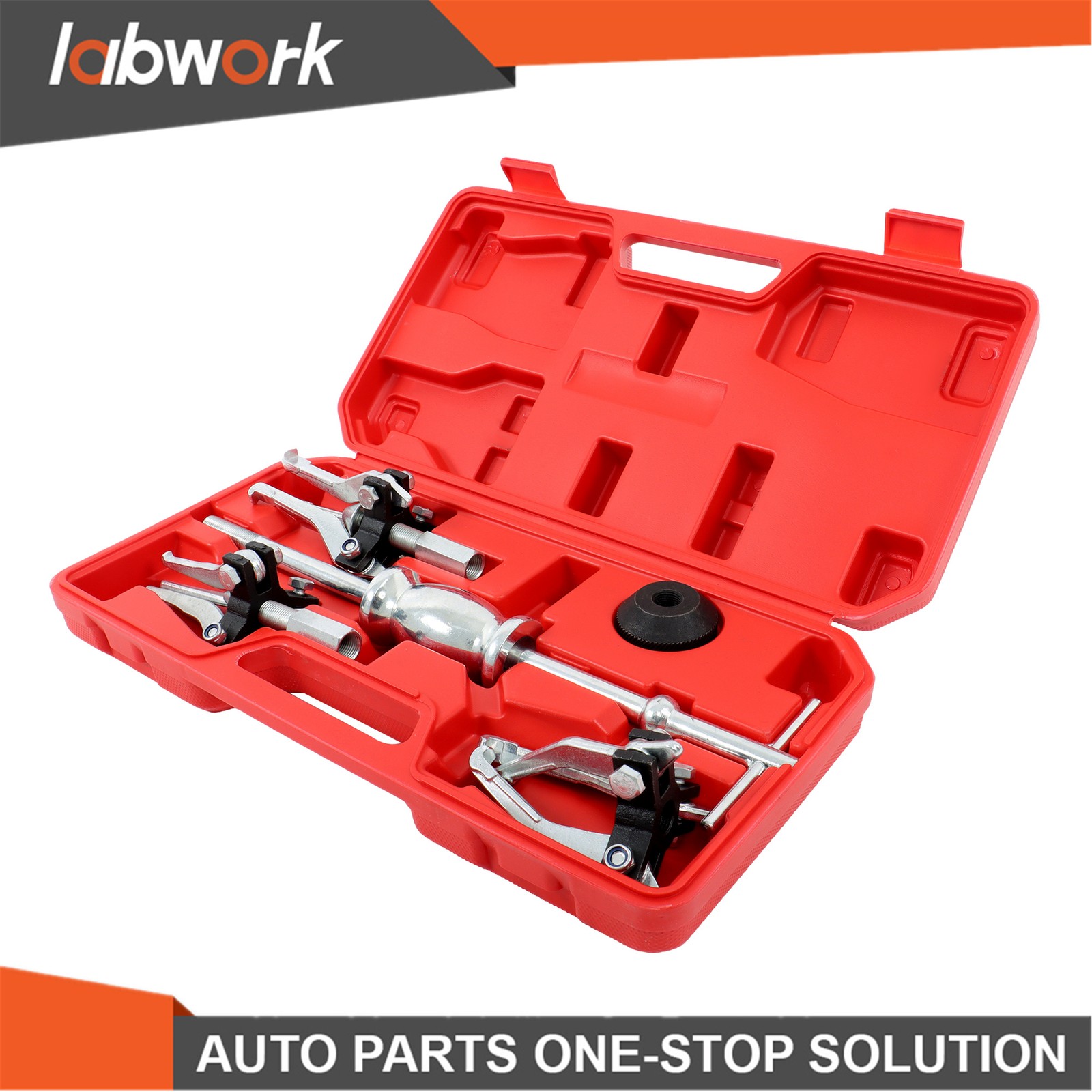 Labwork 3 Jaw Gear bearing Slide Hammer Puller Set Internal External Puller tool