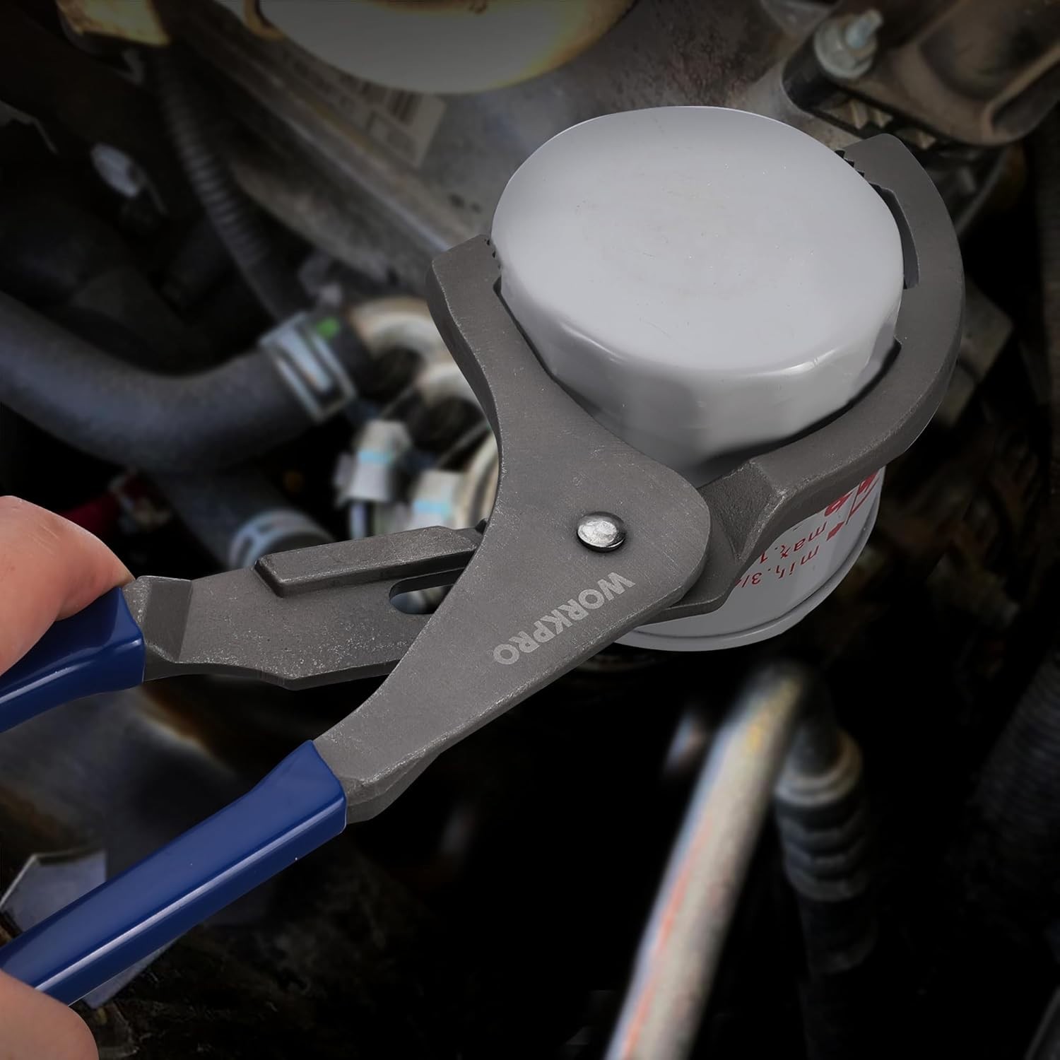 Effortless 12” Oil Filter Wrench with 5-Position Grip – Ideal for Maintenance