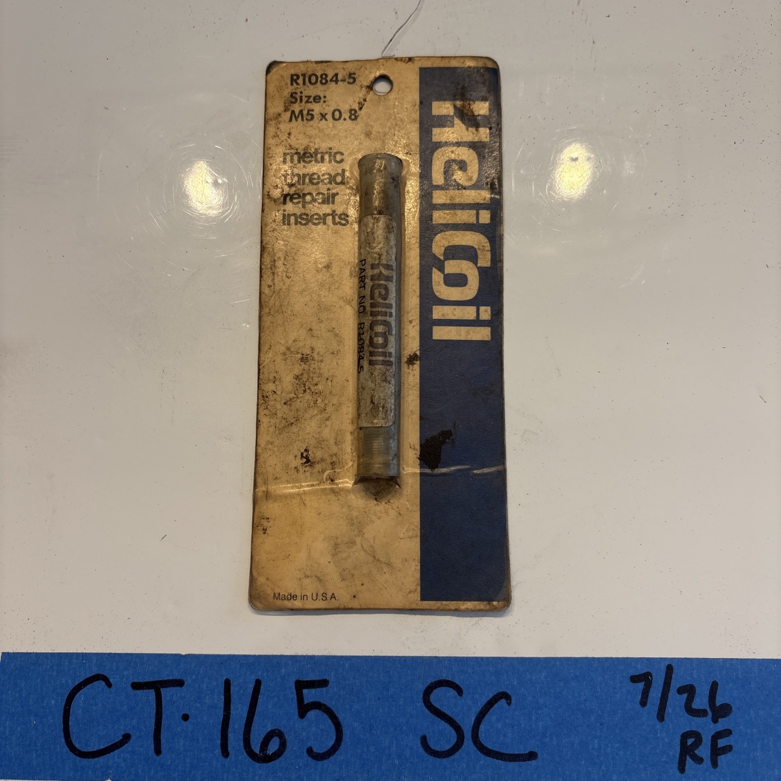 Vintage HeliCoil R1084-5 M5 x 0.8 Thread Repair Inserts 12 Pack NOS