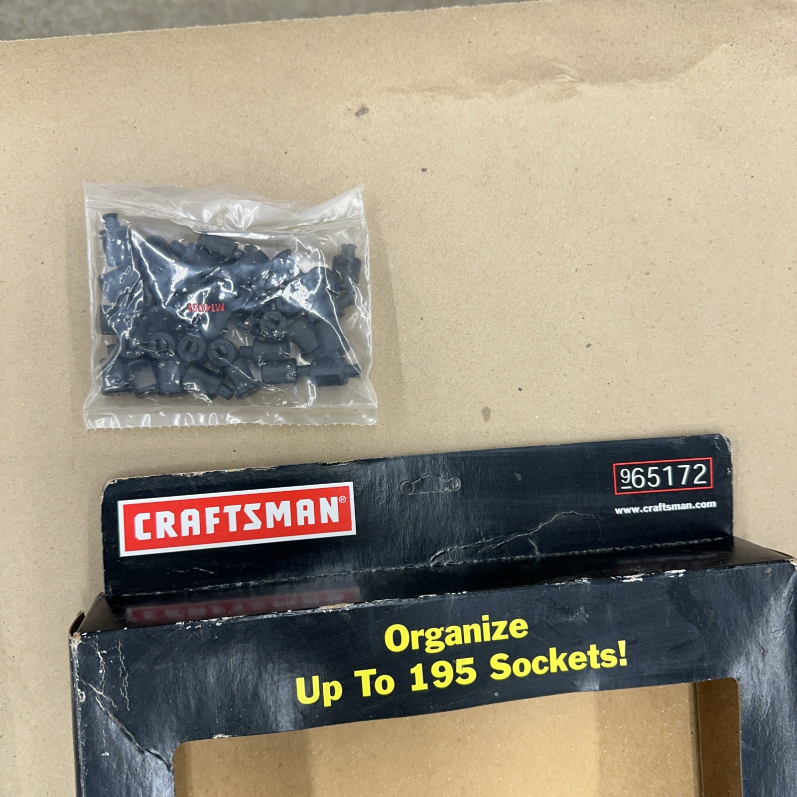 NOS* Vintage Craftsman 65172 Socket Organizer Set