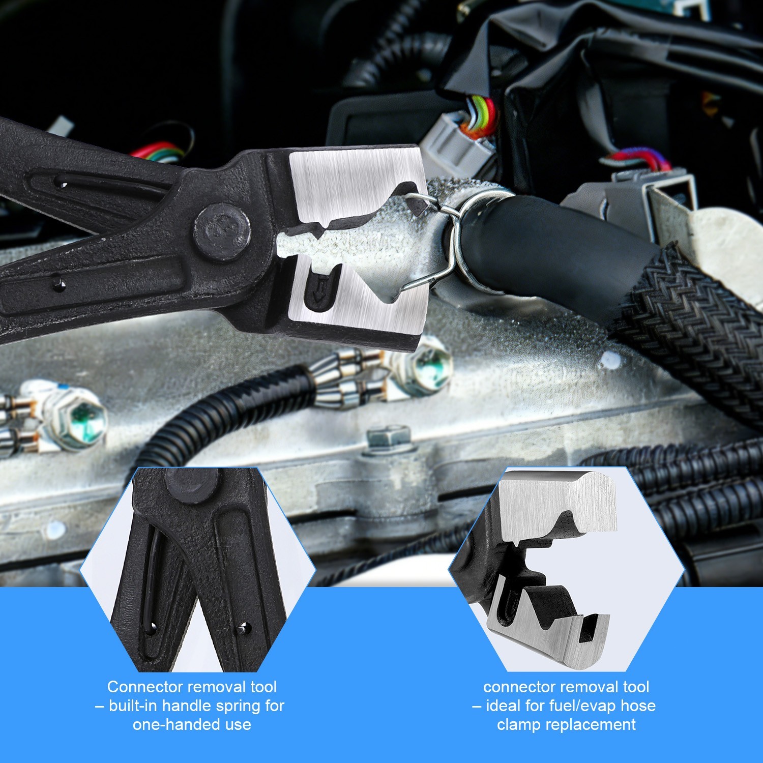 5 Piece Auto Electrical Disconnect Pliers Connector & Terminal Removal Tool Auto