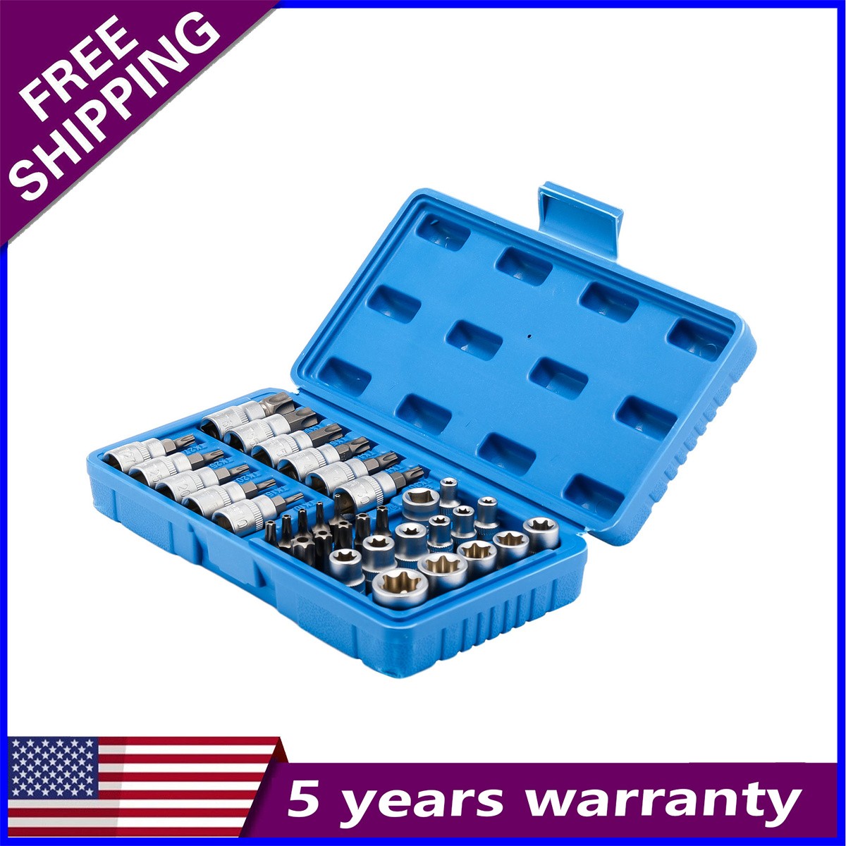 Torx Socket Set inverted torx socket for European Car Tool Star Bit Socket
