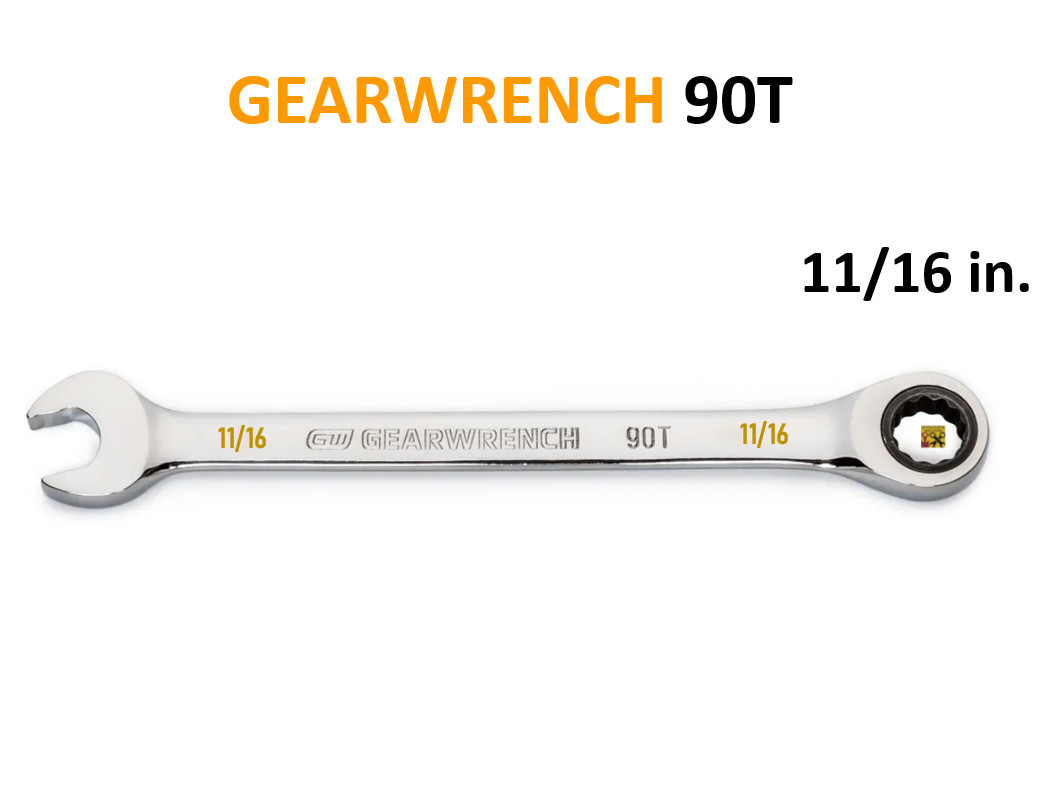 NEW GEARWRENCH RATCHETING COMBINATION WRENCH 12 POINT SAE Inch PICK SIZE!