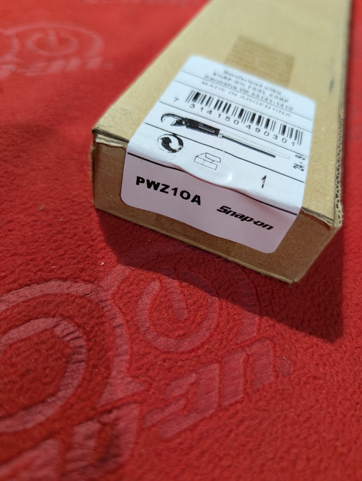 Snap On BRAND NEW #pwz1o a 12-5/8” plier wrench orange 🍊
