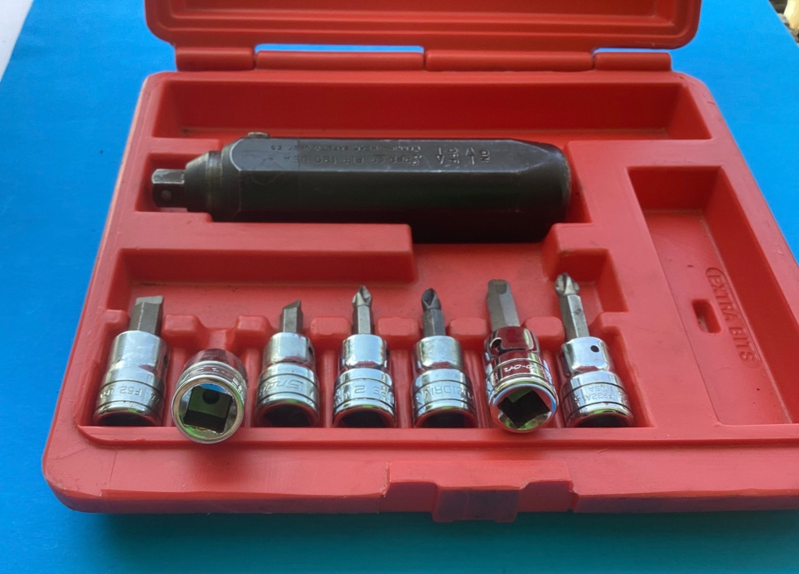 Snap On Impact Driver Set PB108, 3/8 Inch Drive with Case