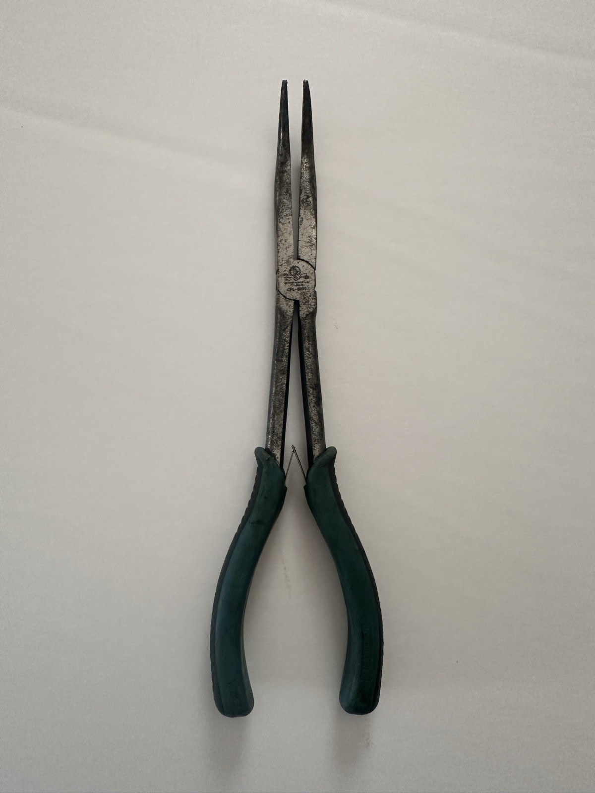 Cornwell Tools CPL3230 Blue 11″ 45° Bent Nose Pliers USA Made Needle Long