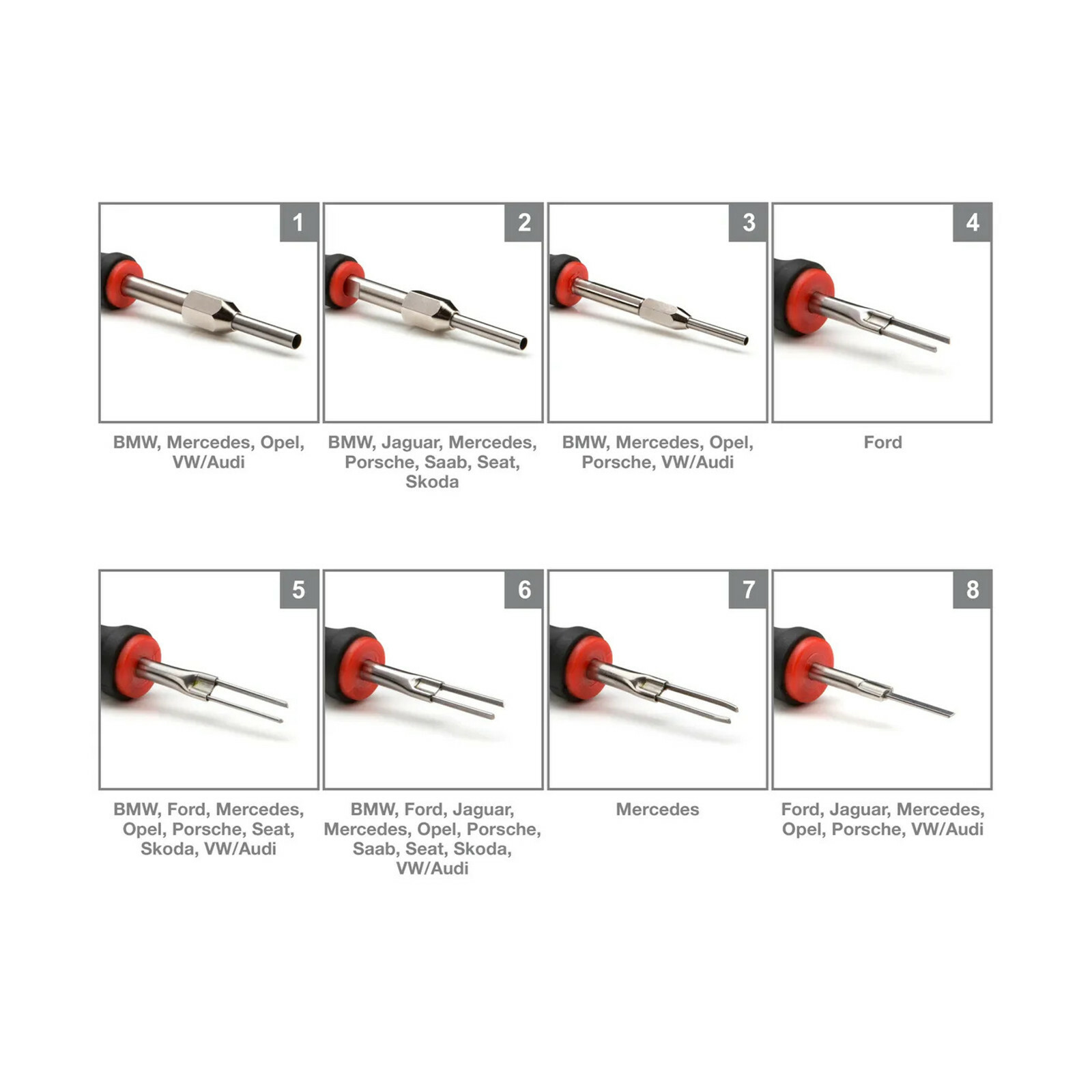STEELMAN UNIVERSAL TERMINAL TOOL KIT – automotive harness pin connector tools