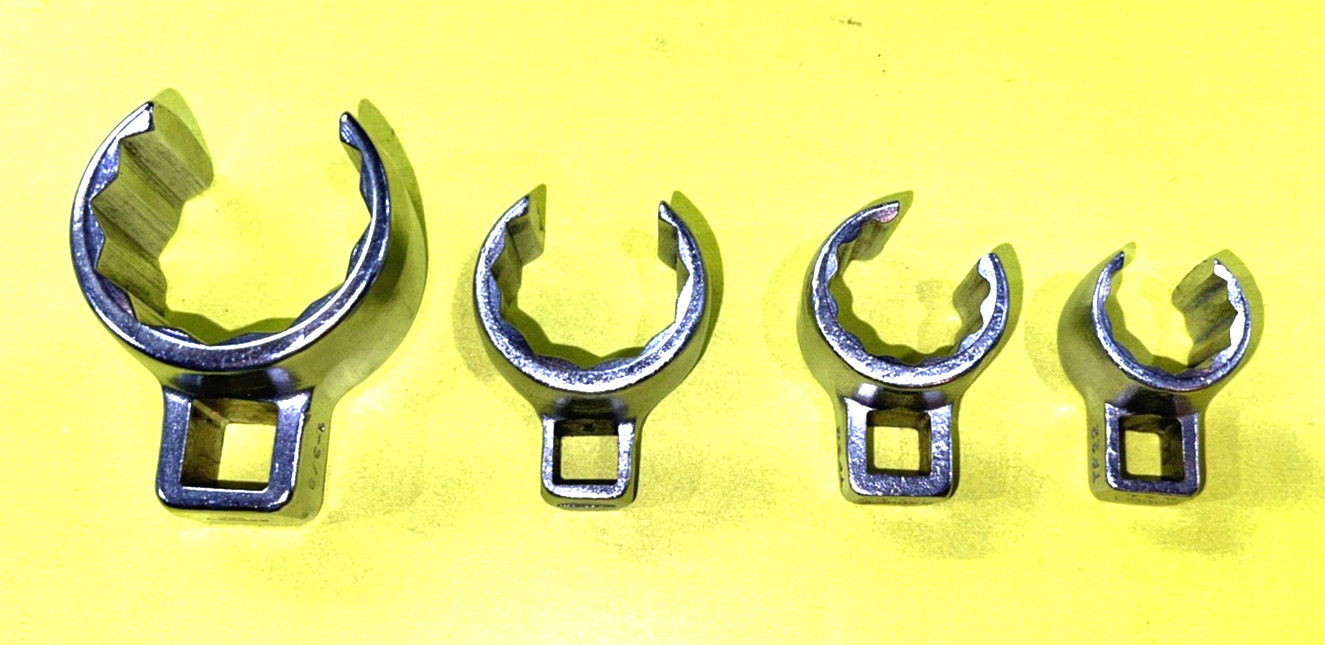 BONNEY TOOLS VINTAGE 12 PIECE MULTI DRIVE VARIOUS TYPES OF CROWFOOT WRENCHES