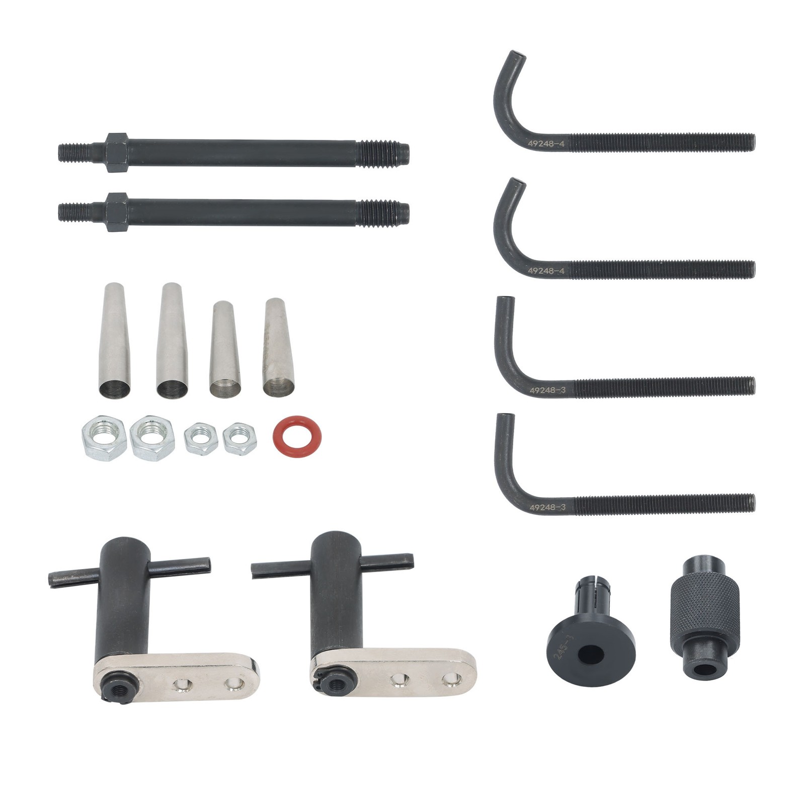 1 Set 6706 Fuel Injector Rail Assembly Remover & GM245 Fuel Injector Seals Tools